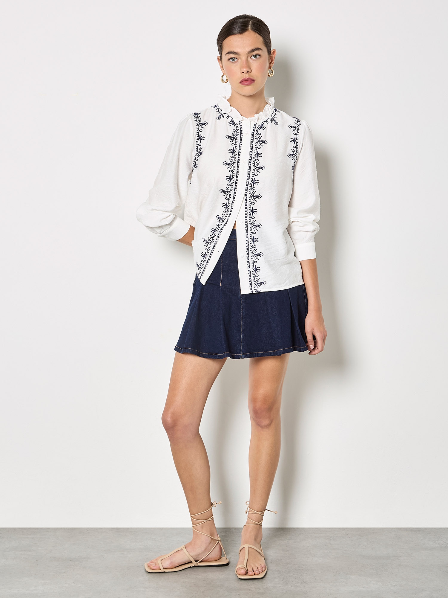 Apricot Klassische Bluse »Bluse« mit Stickerei