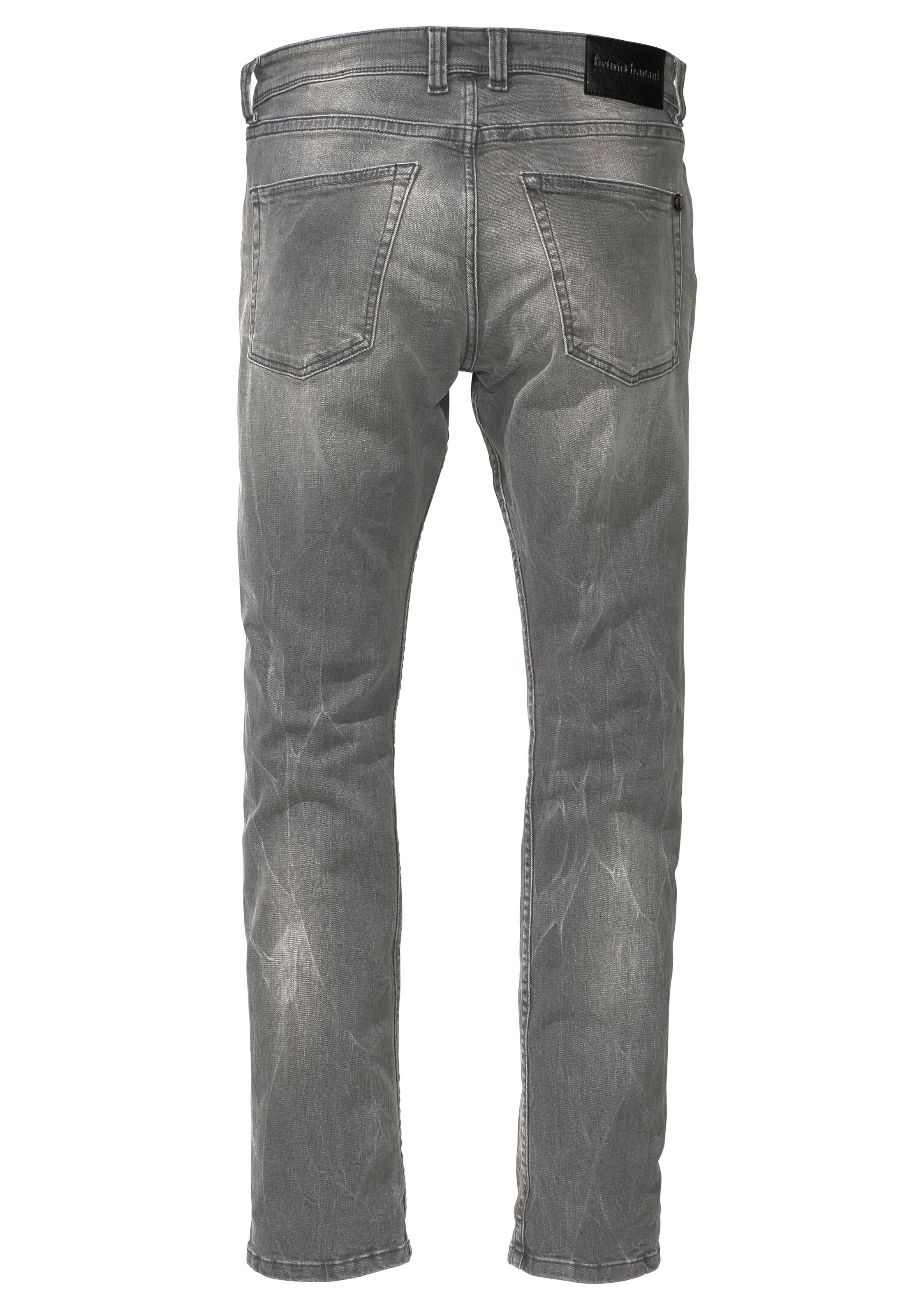 Bruno Banani Slim-fit-Jeans »Jimmy (Stretch)«, schmale Beinform, niedrige Leibhöhe, mit Button-Fly