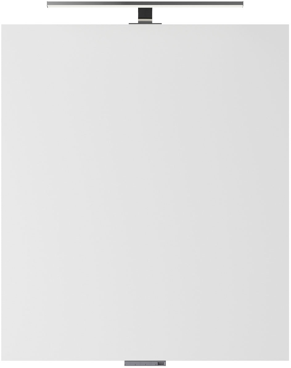 Saphir Badmöbel-Set »Serie 4035 2-teilig, Keramikwaschtisch mit LED-Spiegel, 60 cm breit«, (Set), Badezimmer-Set inkl. Schubladen-Dämpfer, 2 Schubladen, Waschplatz