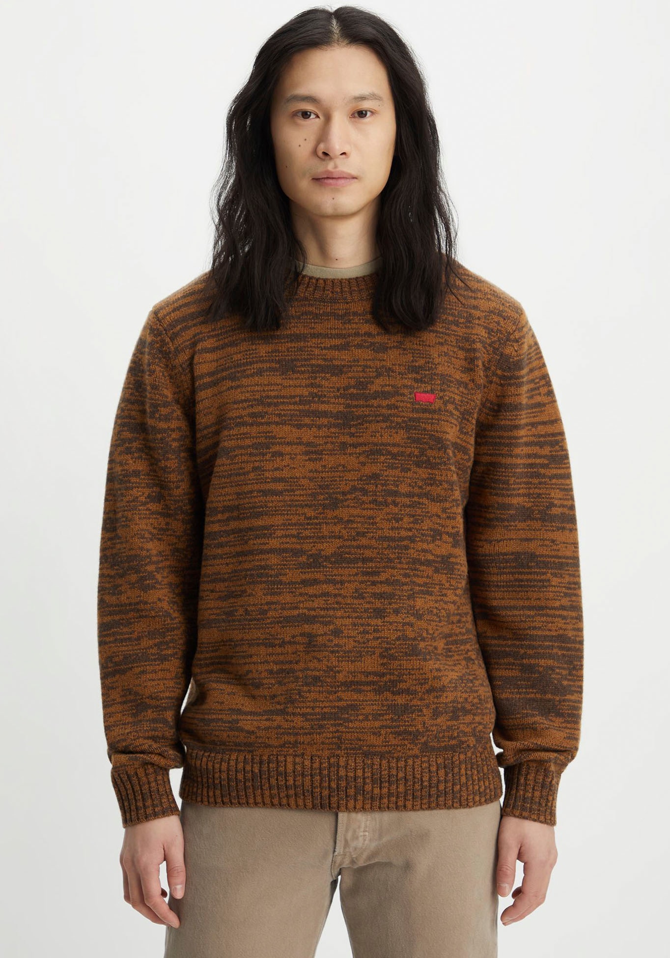 Levis Wollpullover "ORIGINAL HM SWEATER", in klassischer Rundhalsform