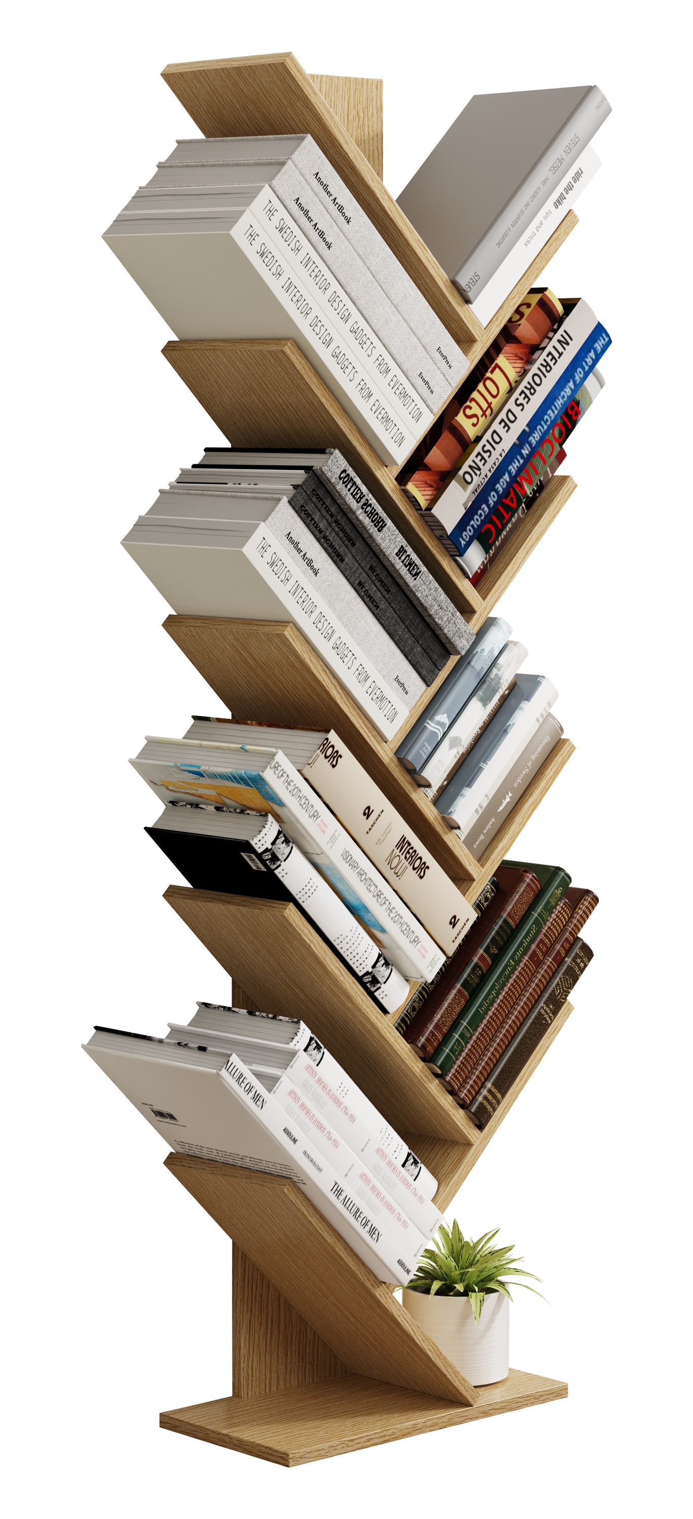 VCM Standregal "Holz Aufbewahrung Stand Regal Bücher Nulis XL" günstig online kaufen