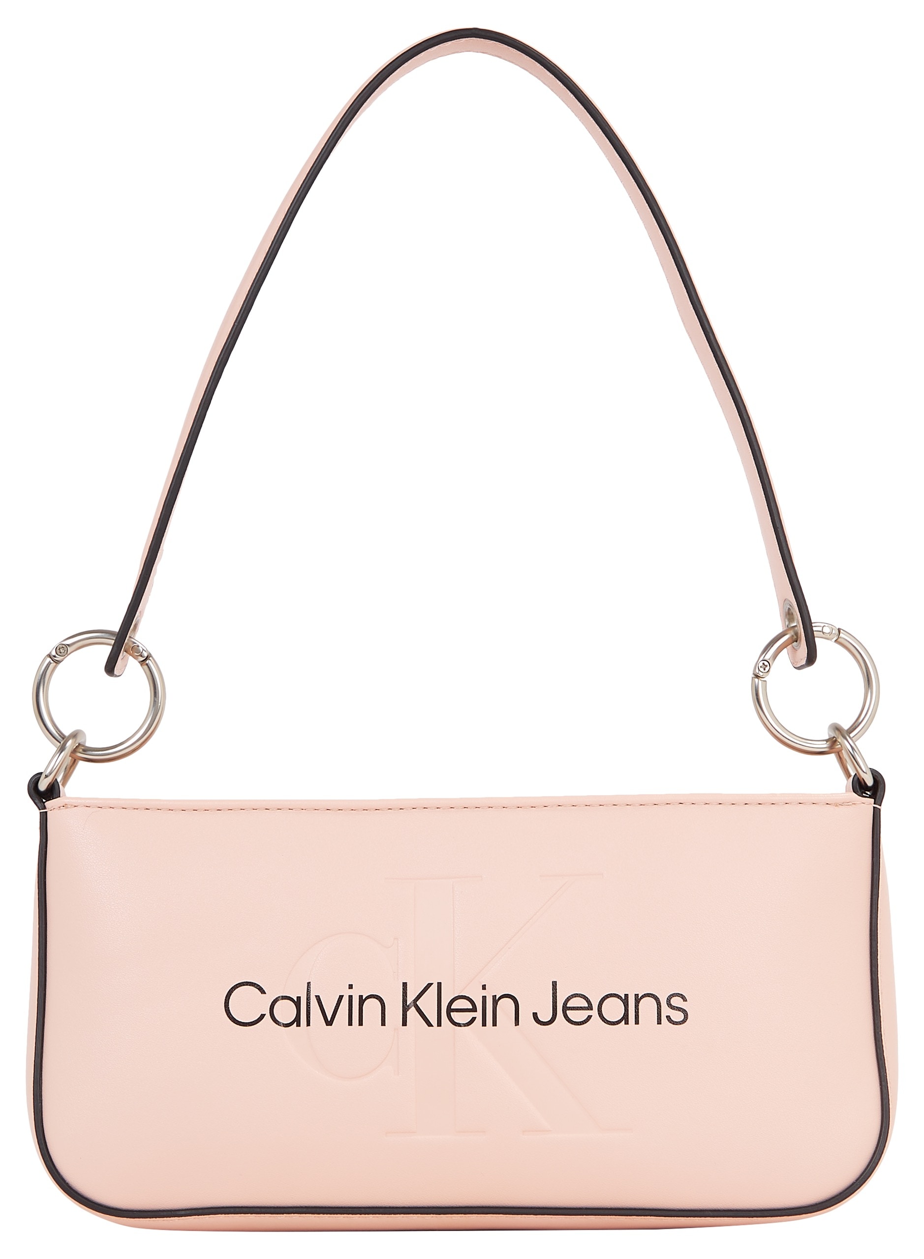 Calvin Klein Jeans Schultertasche "SCULPTED SHOULDER POUCH25 MONO", mit großflächigem Markenlogo vorne