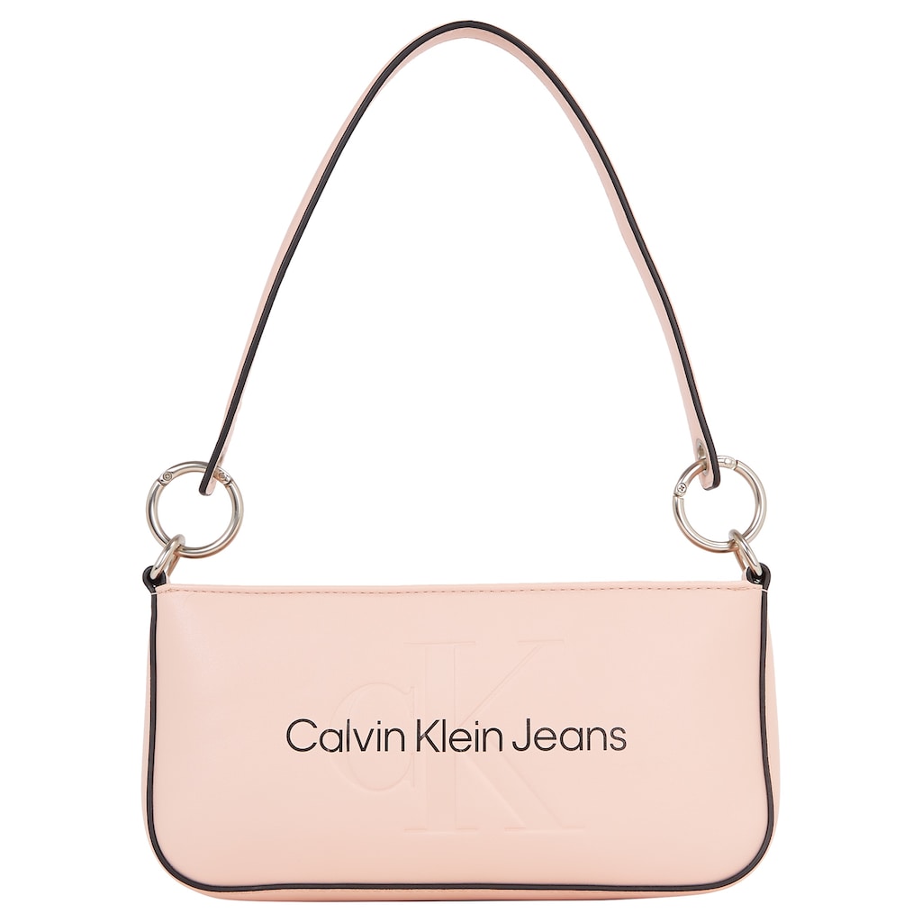 Calvin Klein Jeans Schultertasche »SCULPTED SHOULDER POUCH25 MONO«, mit großflächigem Markenlogo vorne