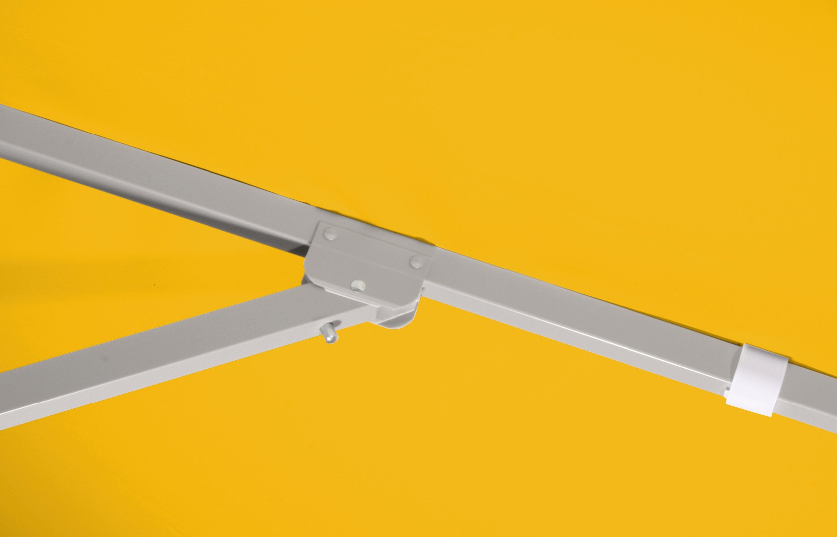 Marktschirm SCHNEIDER SCHIRME "Jumbo", gelb, Obermaterial: 100% Polyester, Standschirme, ØxH: 300x275 cm, Aluminium/Polyester 2