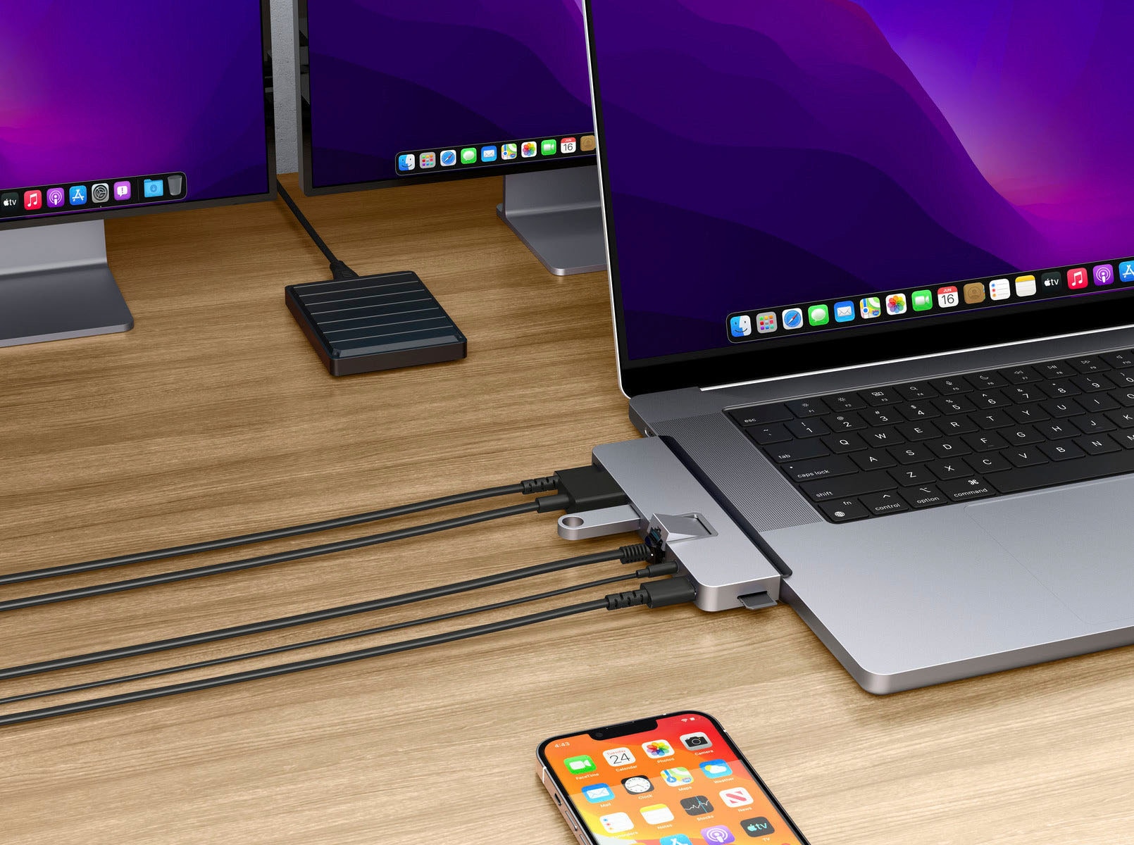 Hyper Adapter »HyperDrive DUO PRO 7-in-2 USB-C Hub«