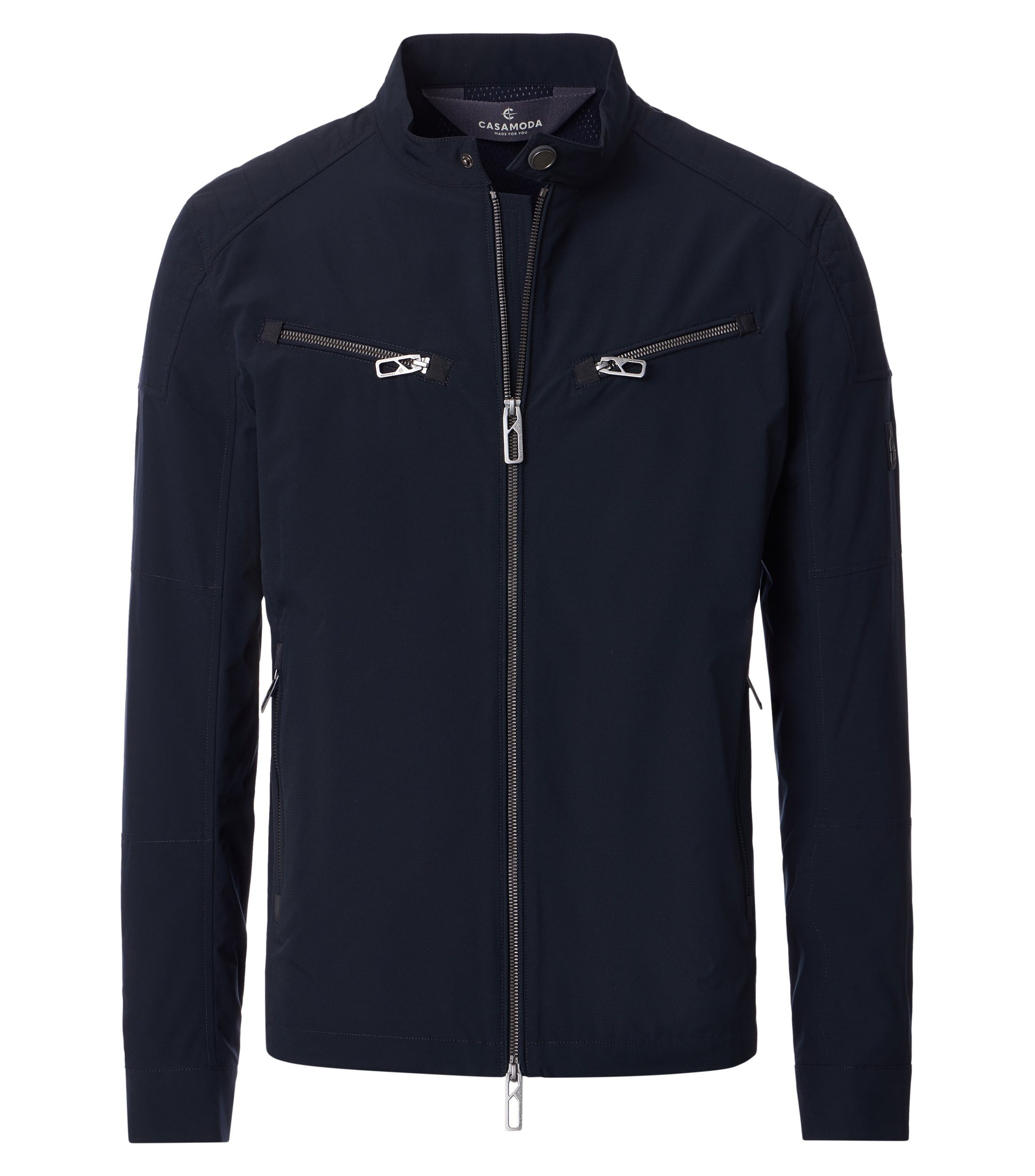 CASAMODA Bikerjacke "CASAMODA Übergangsjacke uni" günstig online kaufen