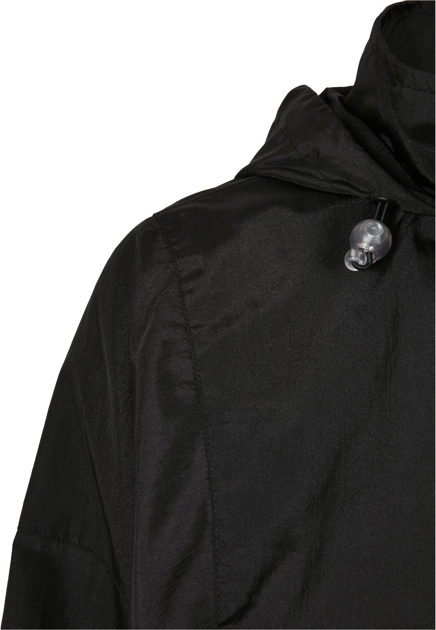 CLASSICS kaufen Jacket«, Ladies | mit Outdoorjacke Oversized online St.), Shiny URBAN Crinkle BAUR Nylon (1 Kapuze »Frauen