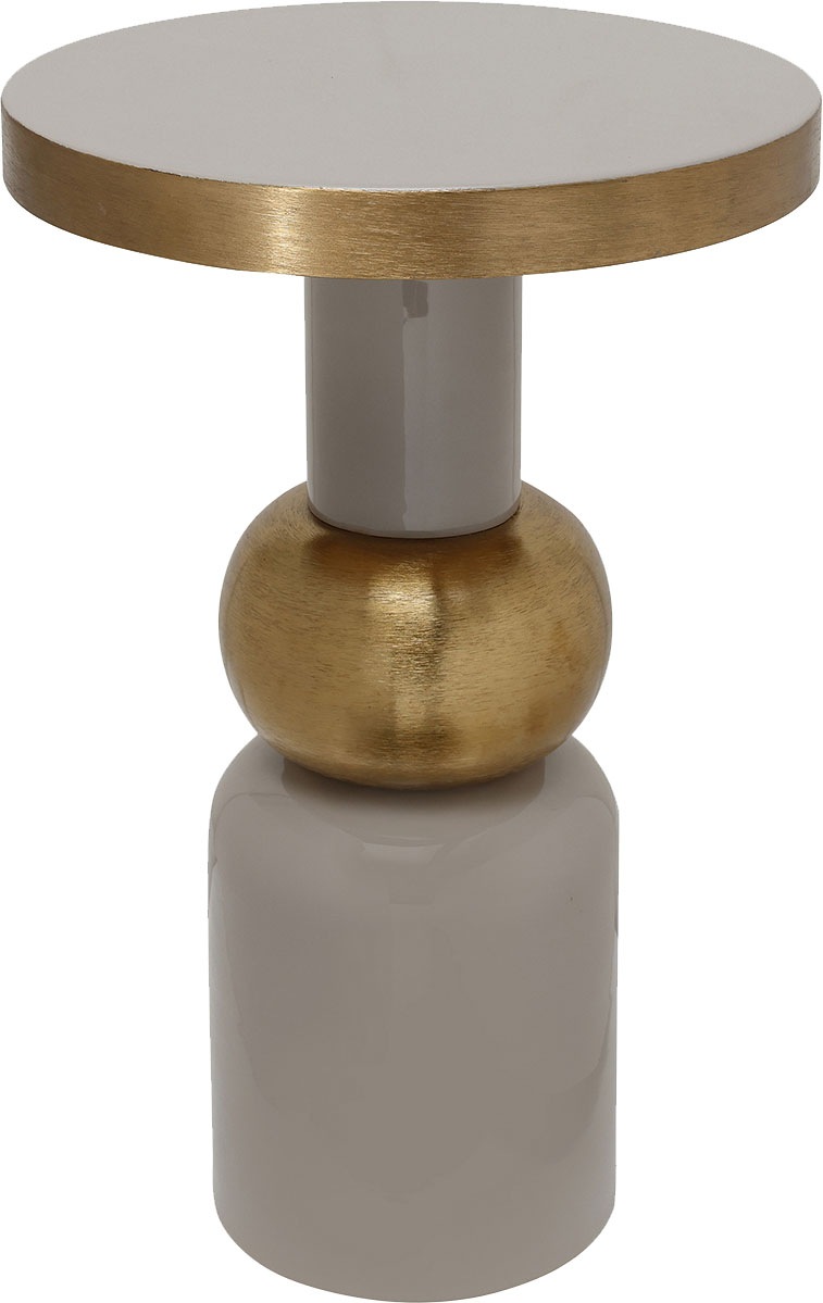 Kayoom Beistelltisch »Art Deco 2125, Beistelltisch aus Eisen, dekoratives Design«, (1 St.), Handarbeit, lackierter Tisch mit Metalleffekten, dekorativ