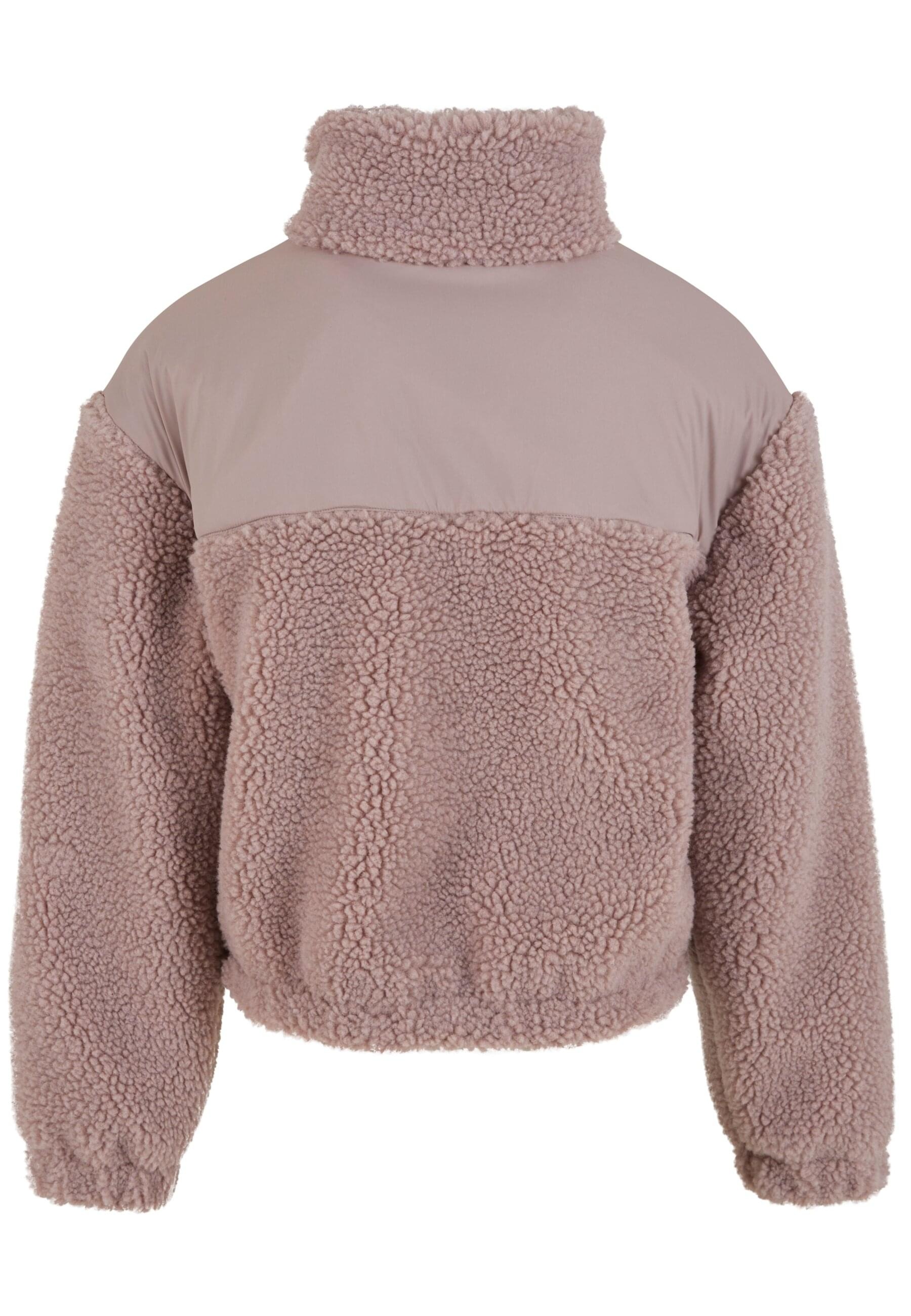 URBAN CLASSICS Winterjacke »Urban Classics Girls Sherpa Mix Jacket«, (1 St.), ohne Kapuze