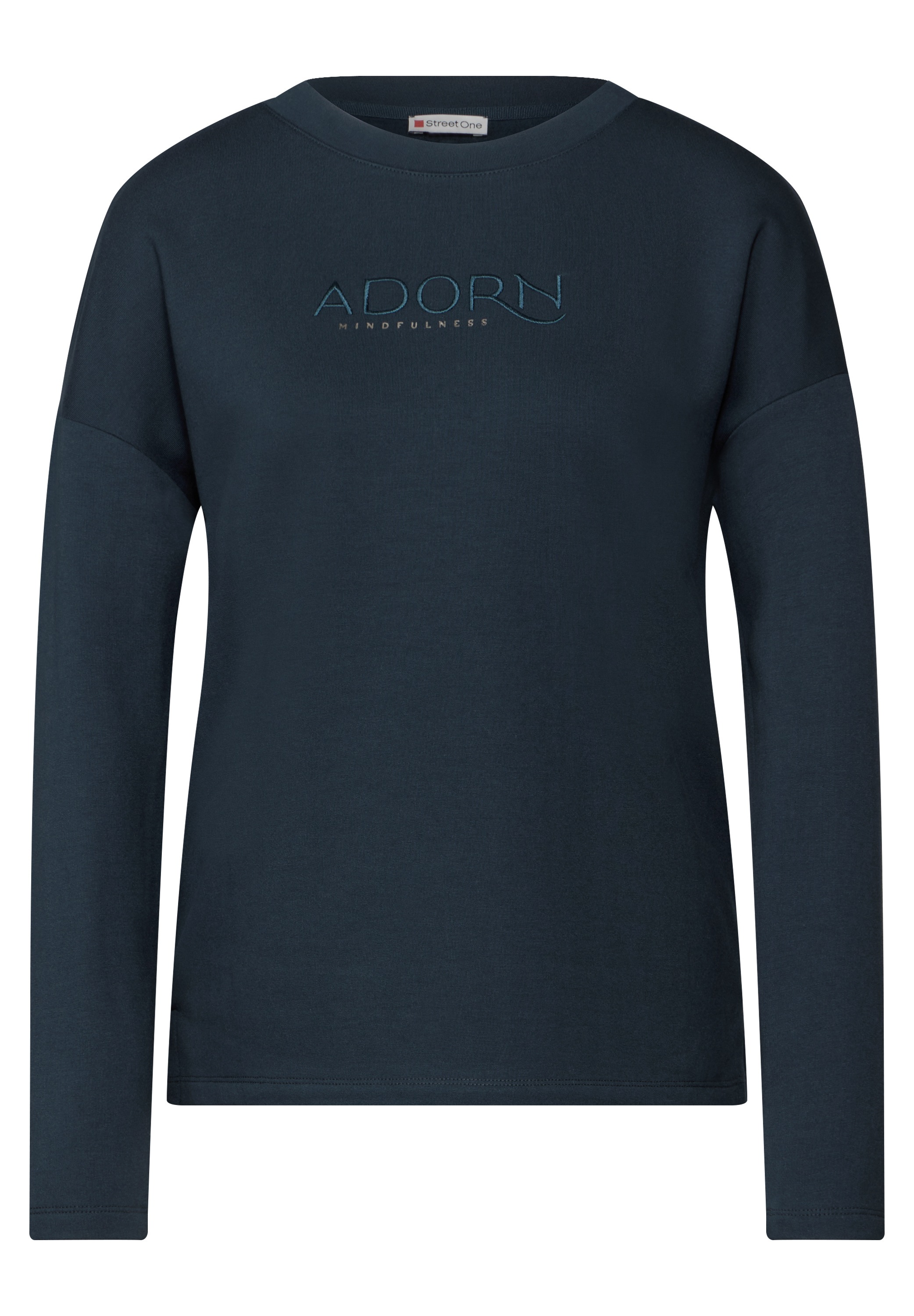 STREET ONE Langarmshirt, Rundhalsausschnitt