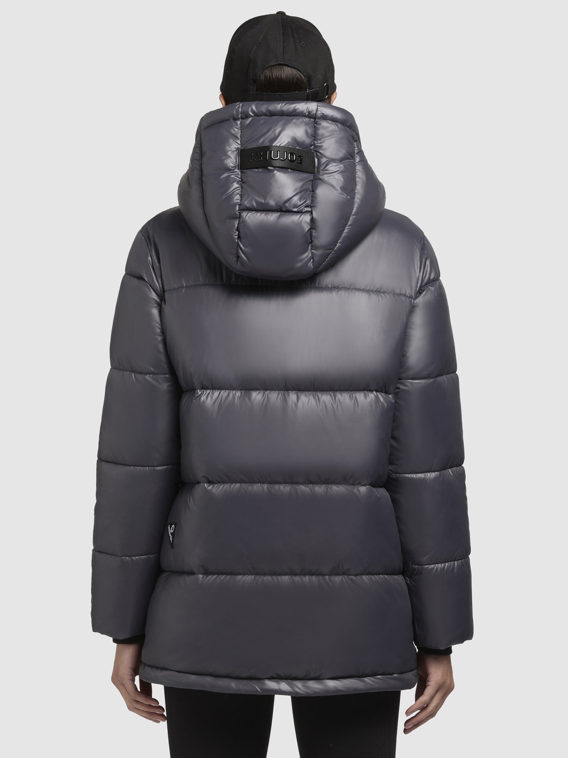 khujo Steppjacke »WORD3 SATIN«, mit Kapuze
