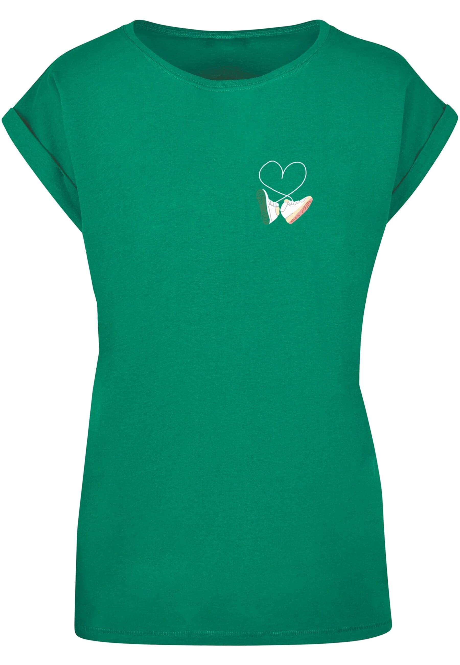 MisterTee Kurzarmshirt "MisterTee Damen Ladies Kicks Love EMB Tee", (1 tlg. günstig online kaufen