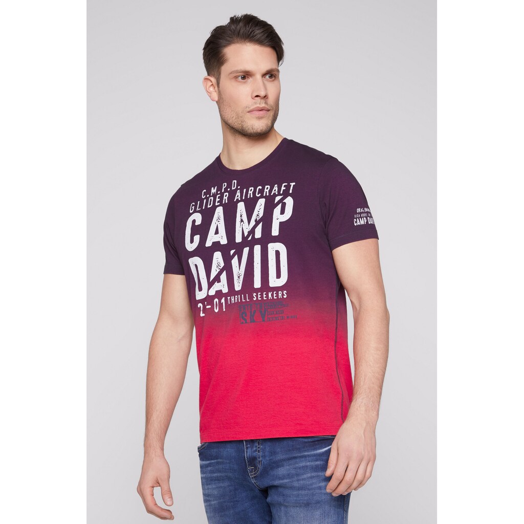 CAMP DAVID Rundhalsshirt