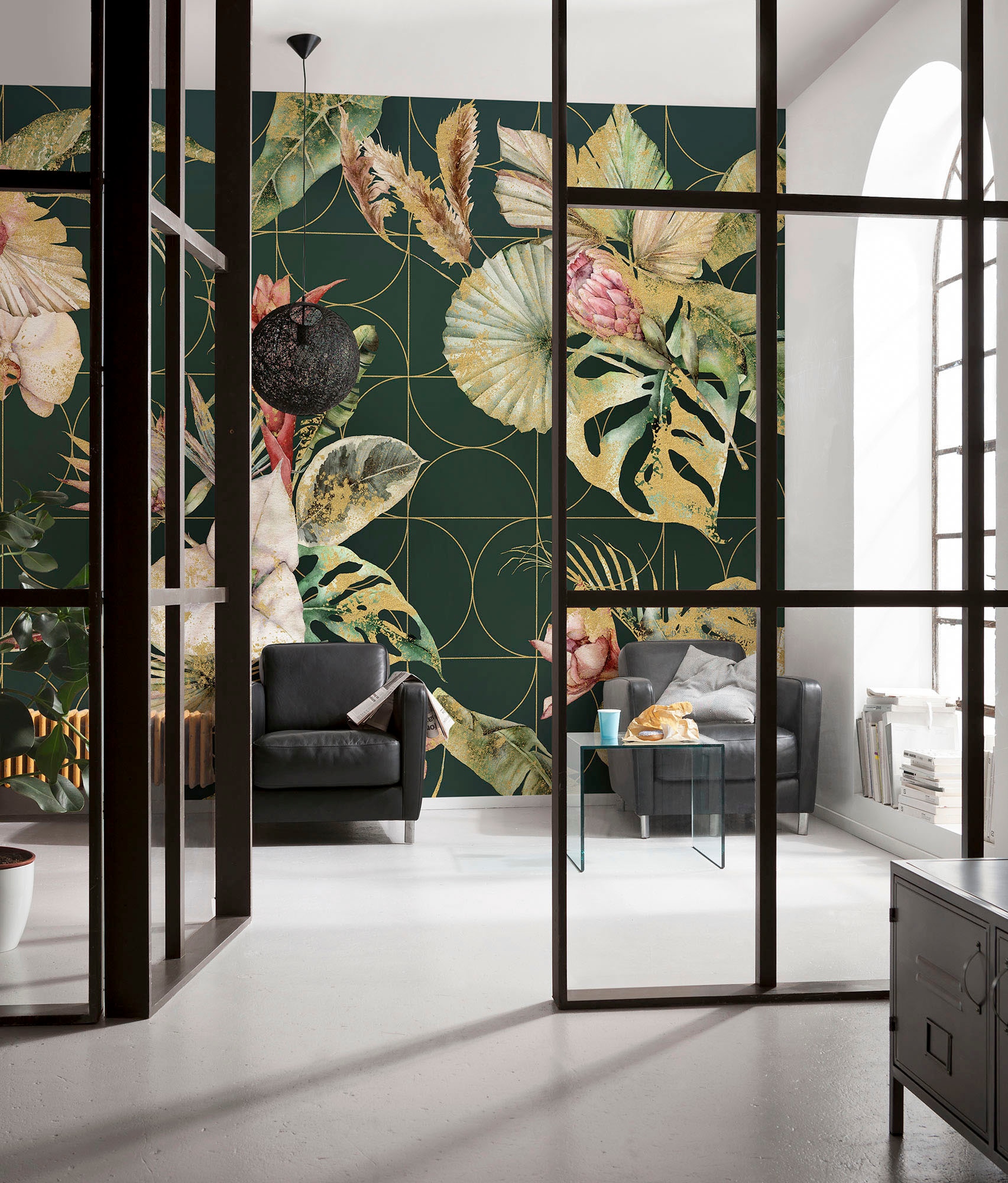 Komar Vliestapete »Digitaldruck Vlies - Golden Growth - Größe 400 x 250 cm«, bedruckt, Wohnzimmer, Schlafzimmer