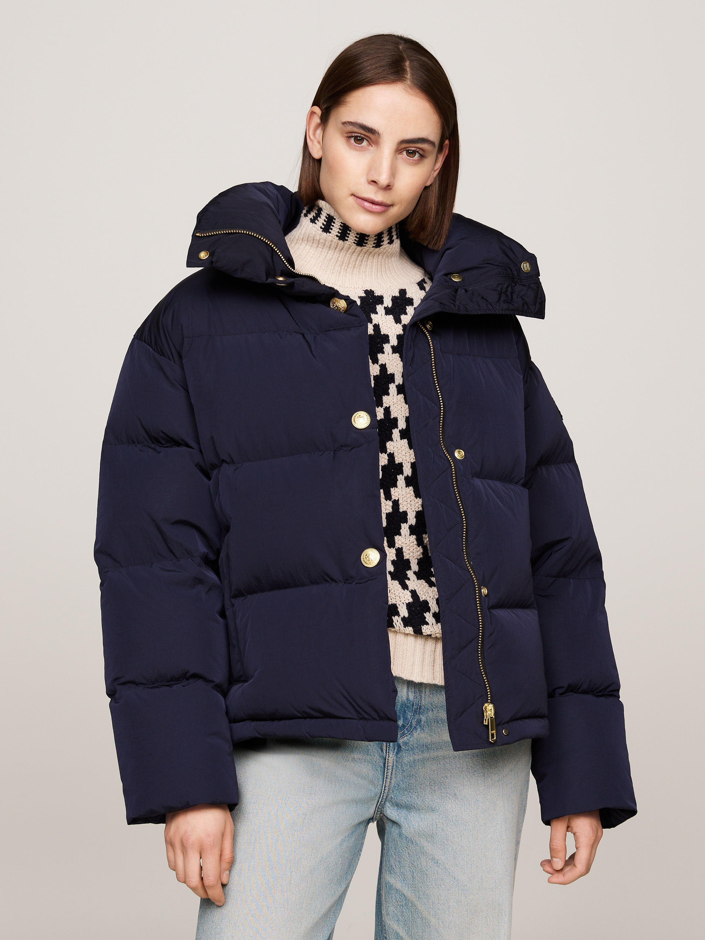 Tommy Hilfiger Steppjacke, mit Logorpägung