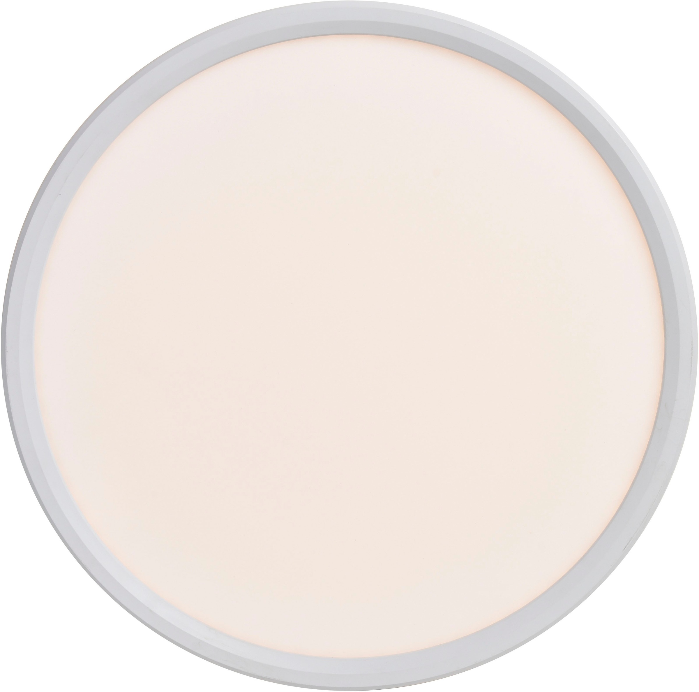 Nordlux LED Deckenleuchte »Liva Smart Color«, Smart-Nutzung für Direktlicht und äußeren Ring, Opalweißes, mundgeblasenes Glas, LED fest integriert