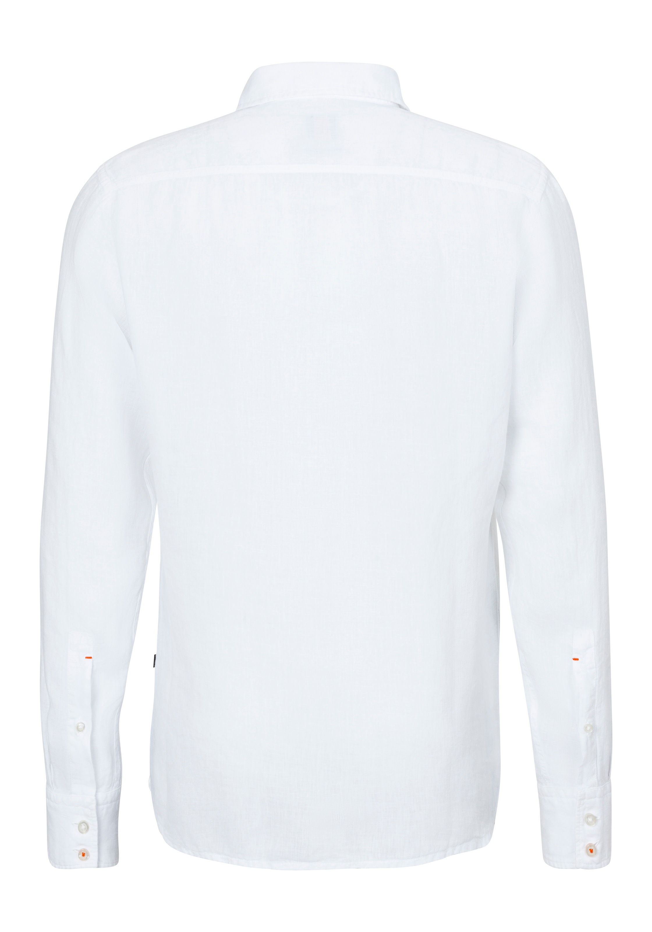 BOSS ORANGE Leinenhemd "Relegant" mit Markenlabel günstig online kaufen