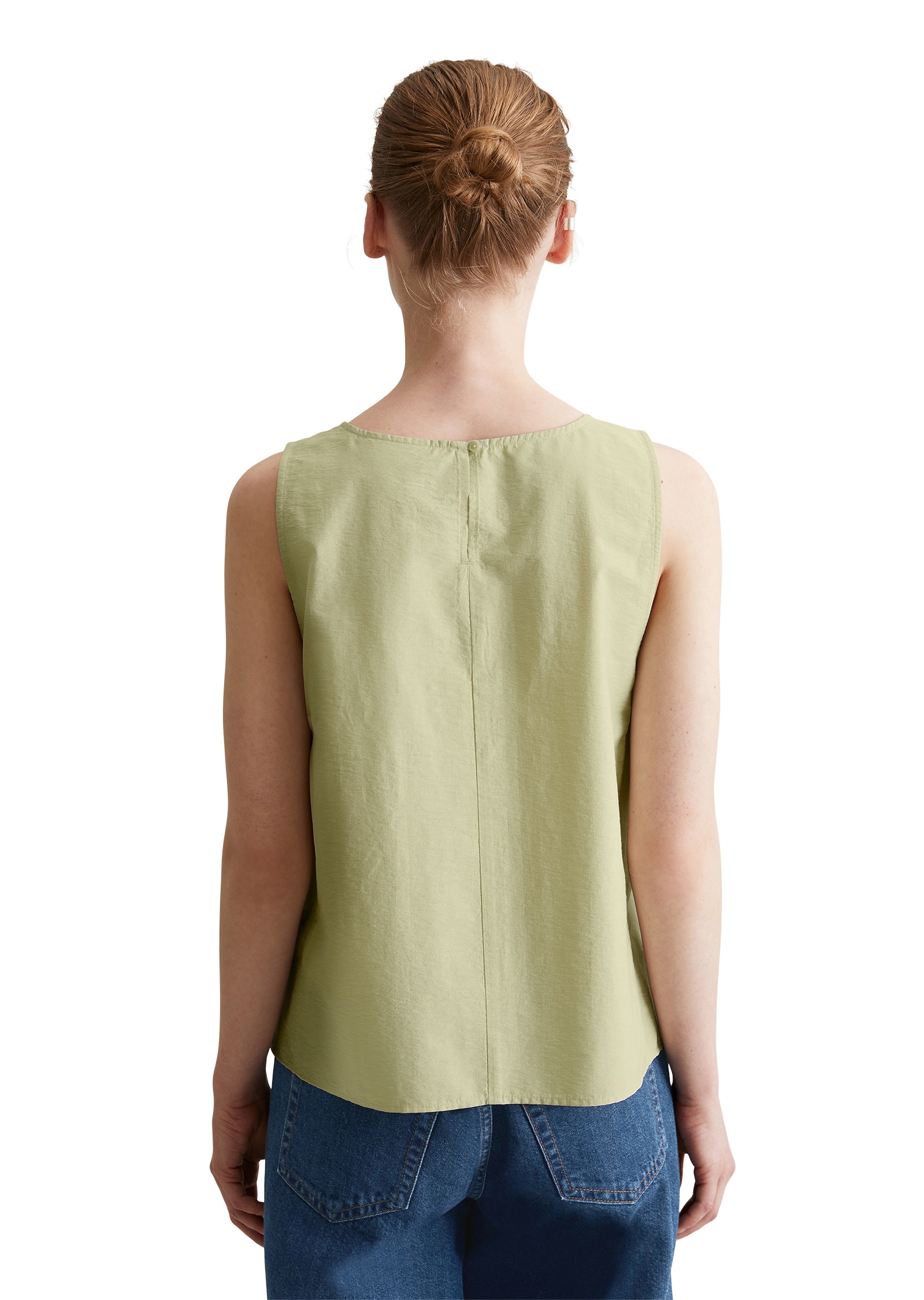 Marc O'Polo DENIM Blusentop »aus Organic-Cotton-Mix«