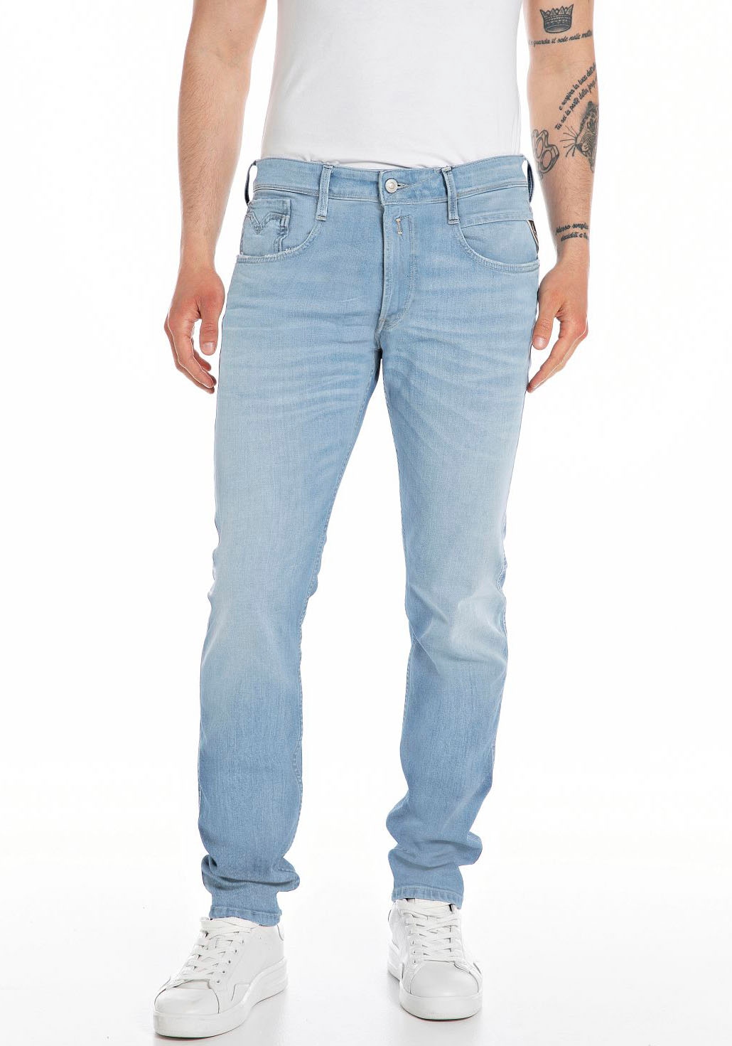 Replay Slim-fit-Jeans "ANBASS HYPERFLEX BIO"