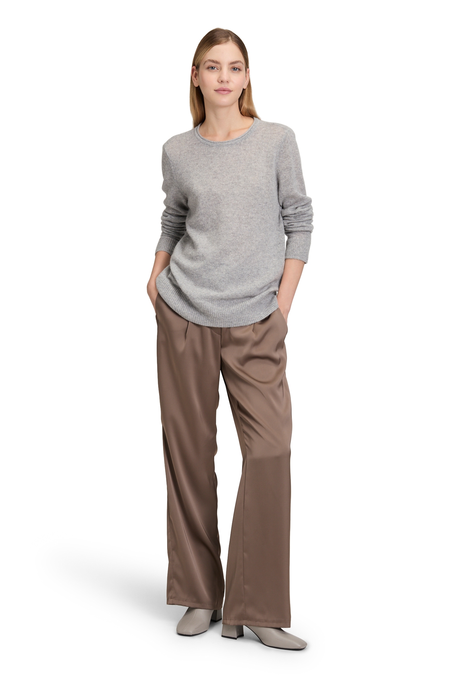 Betty Barclay Strickpullover »Betty Barclay Damen Kaschmir-Pullover mit Rundhalsausschnitt«, (1 tlg.), Strick