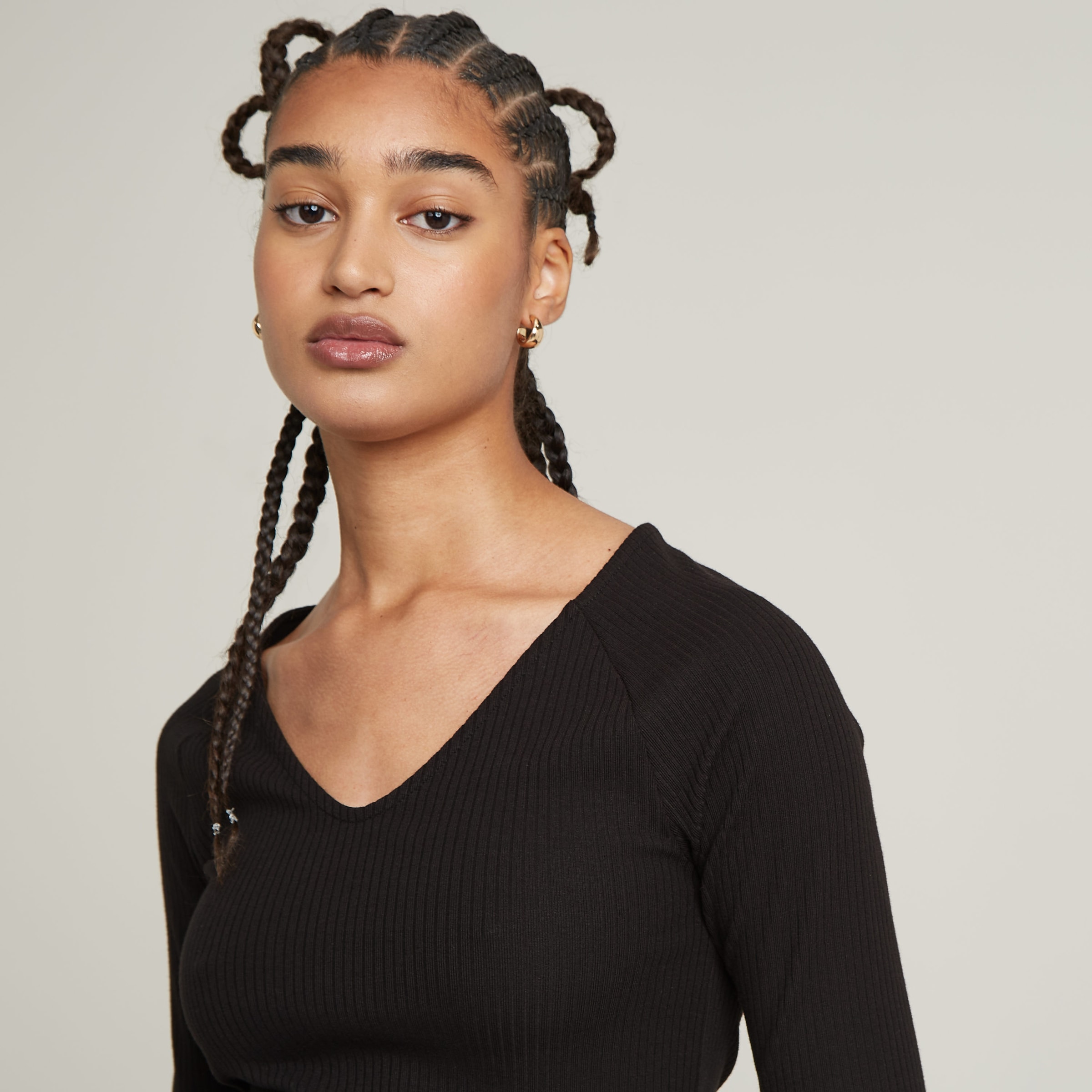 G-STAR Longsleeve »Slim Rib«, mit Stretchanteil