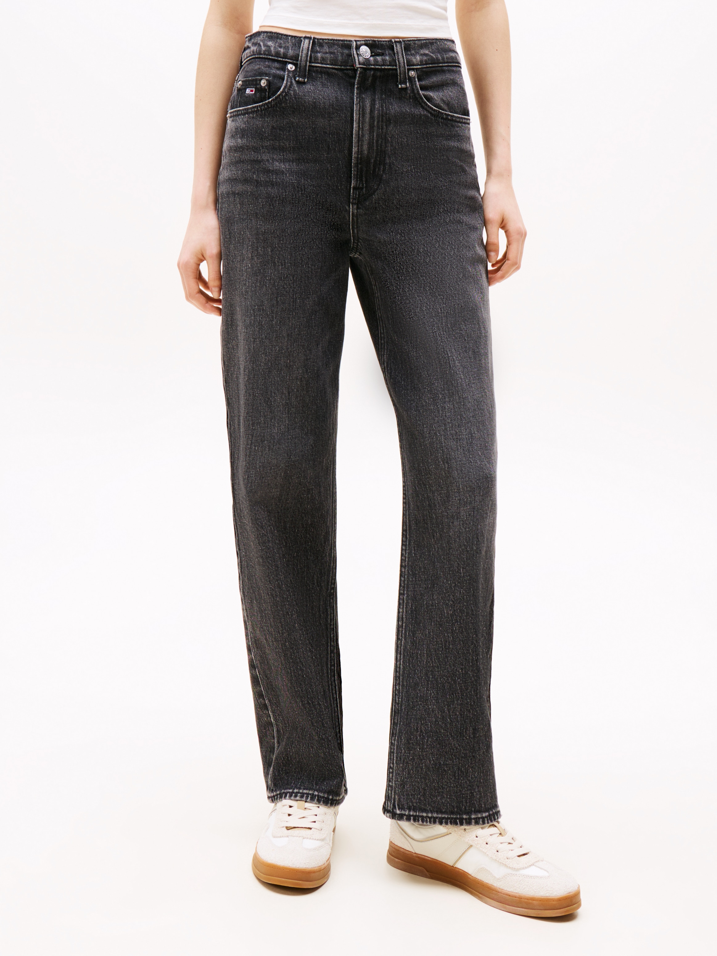 Tommy Jeans Straight-Jeans "Layla High Rise Slim Straight", in Knöchellänge günstig online kaufen