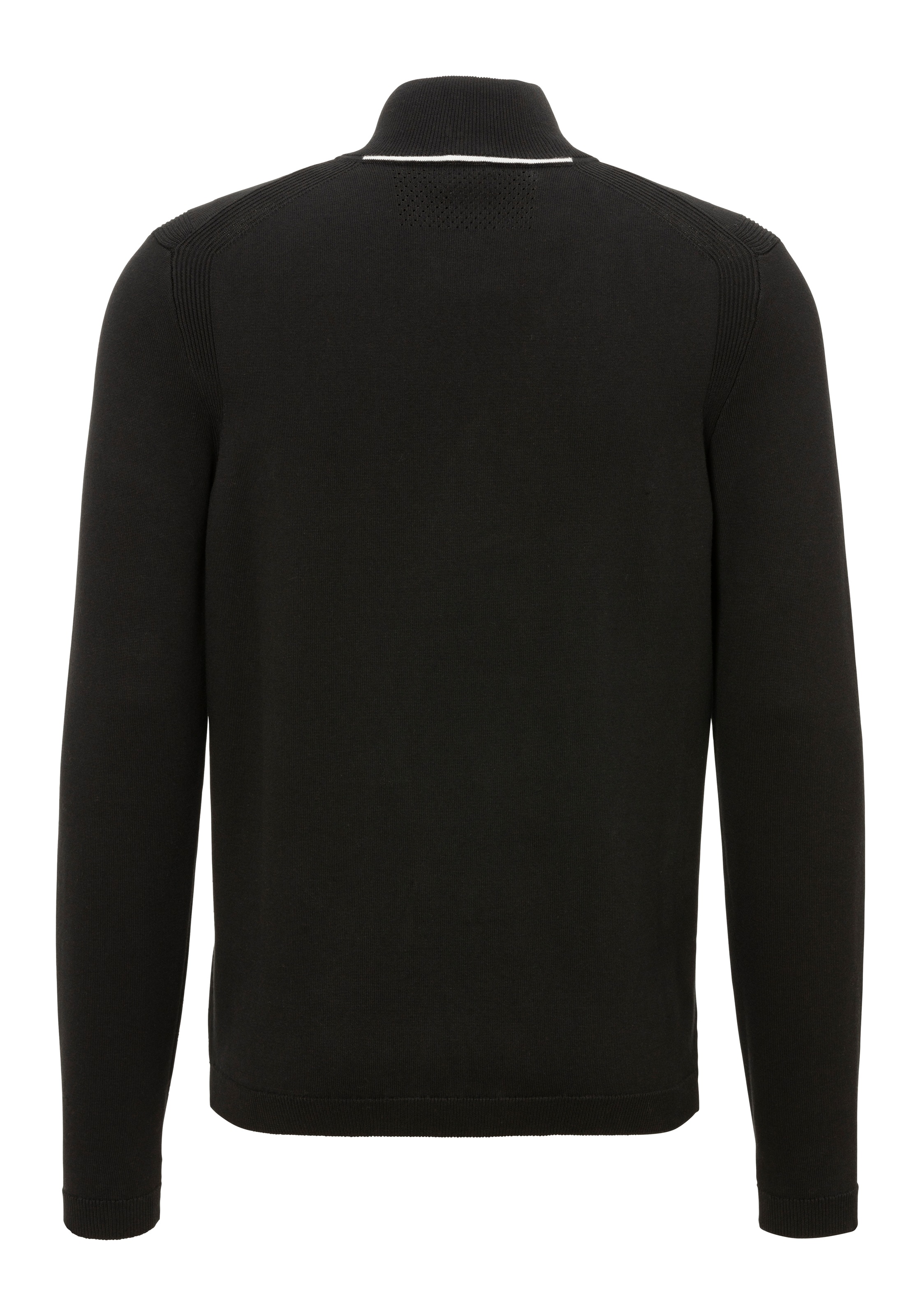 BOSS GREEN Strickpullover »Ever-X_QZ«, mit Reißverschluss