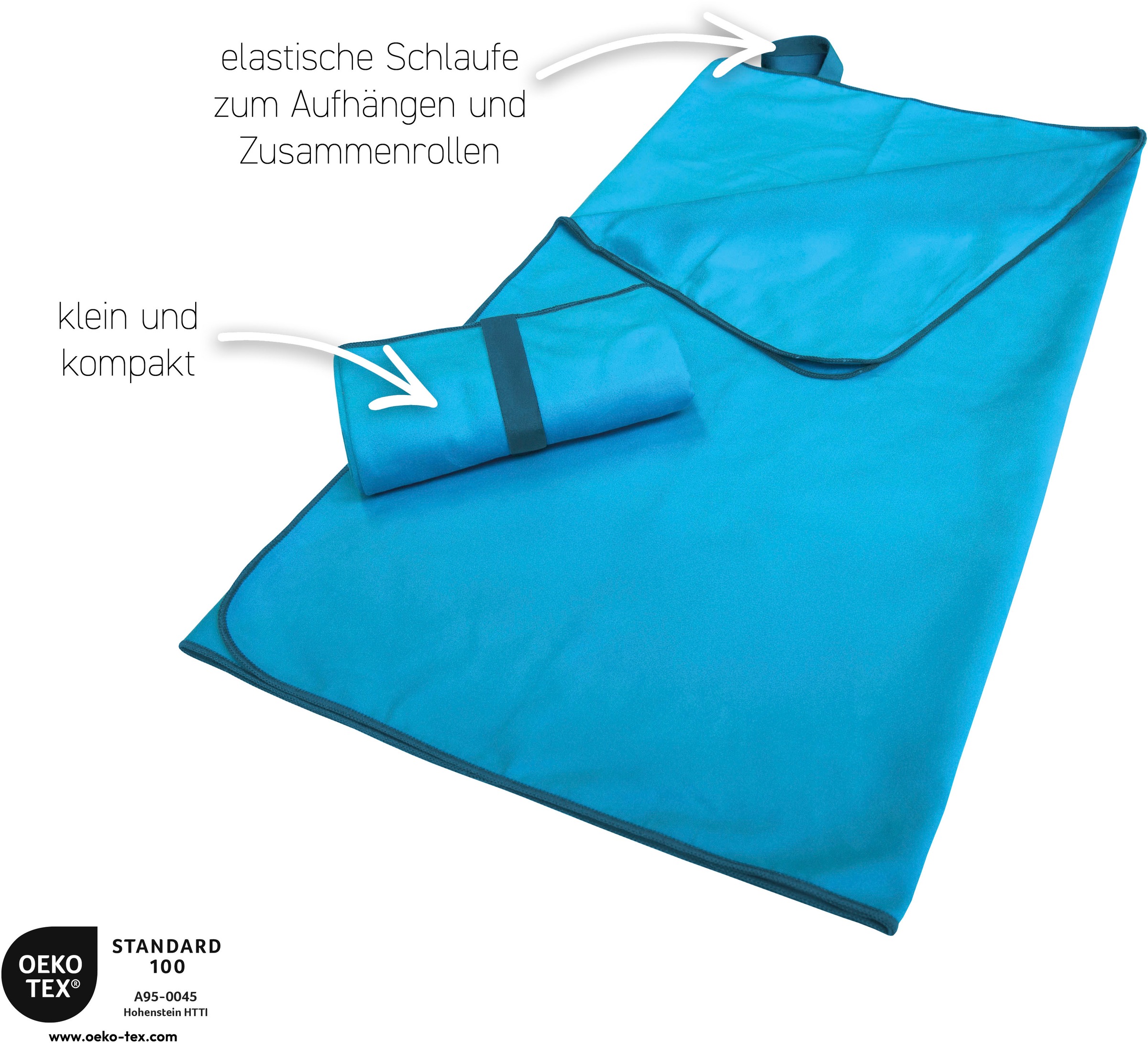 my home Sporthandtuch "Elja Reisehandtuch, Strandhandtuch," auch als 2er Se günstig online kaufen