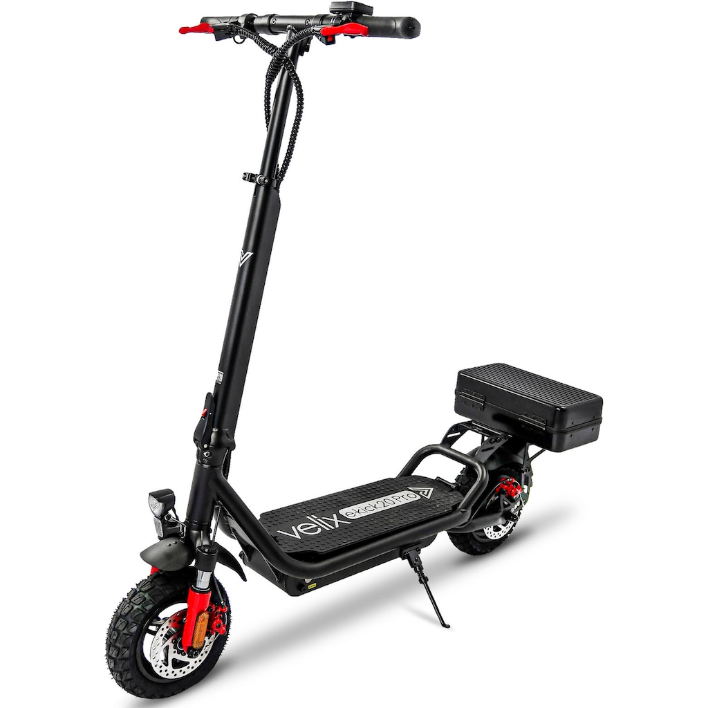 velix E-Scooter »E-Kick 20 Pro, 2 Akkus«, 20 km/h, 100 km, bis zu 100 km Reichweite