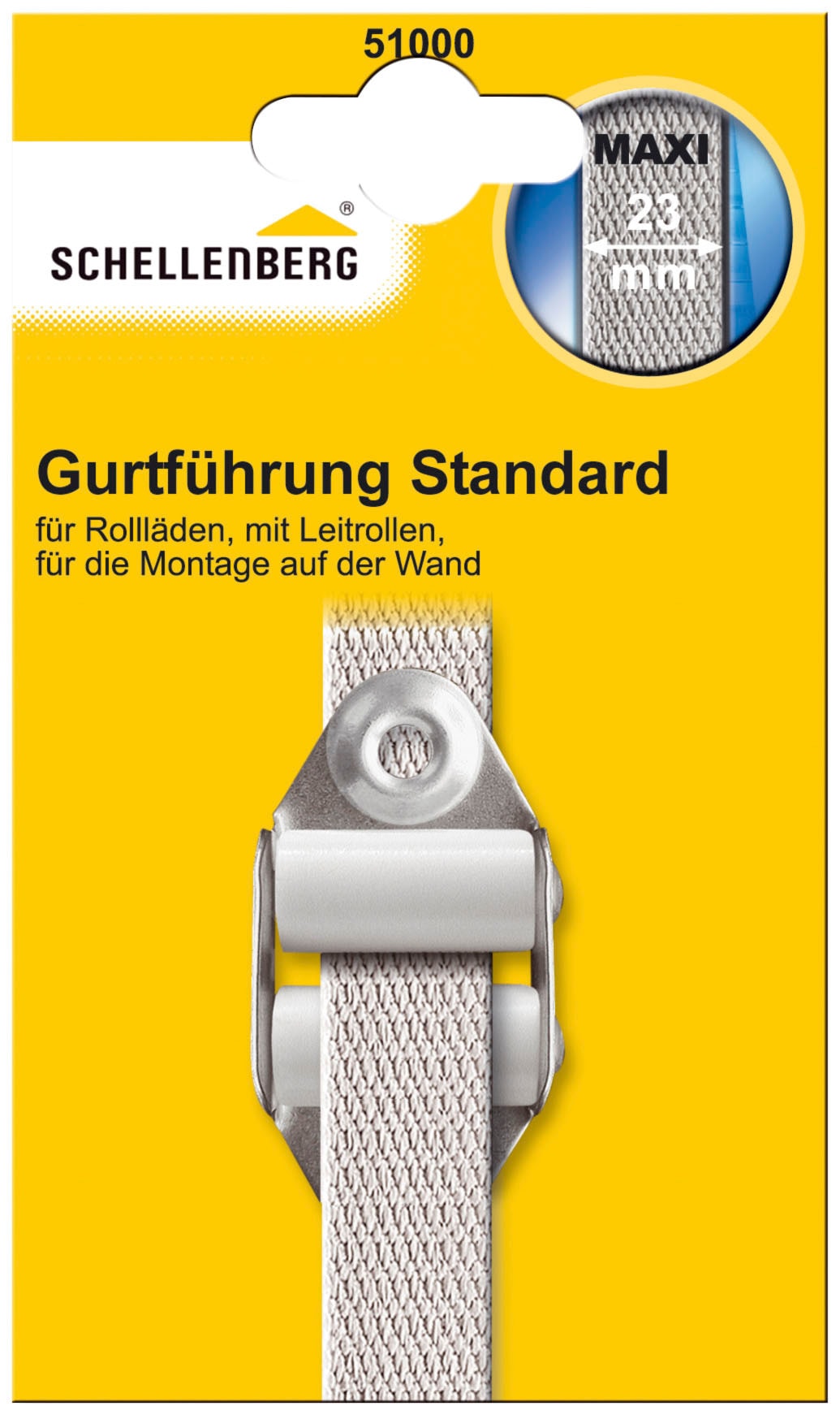 SCHELLENBERG Rollladen-Gurtführung »Standard für das Rollladensystem Maxi«, mit 2 Leitrollen für Rollladengurte mit 23 mm Breite