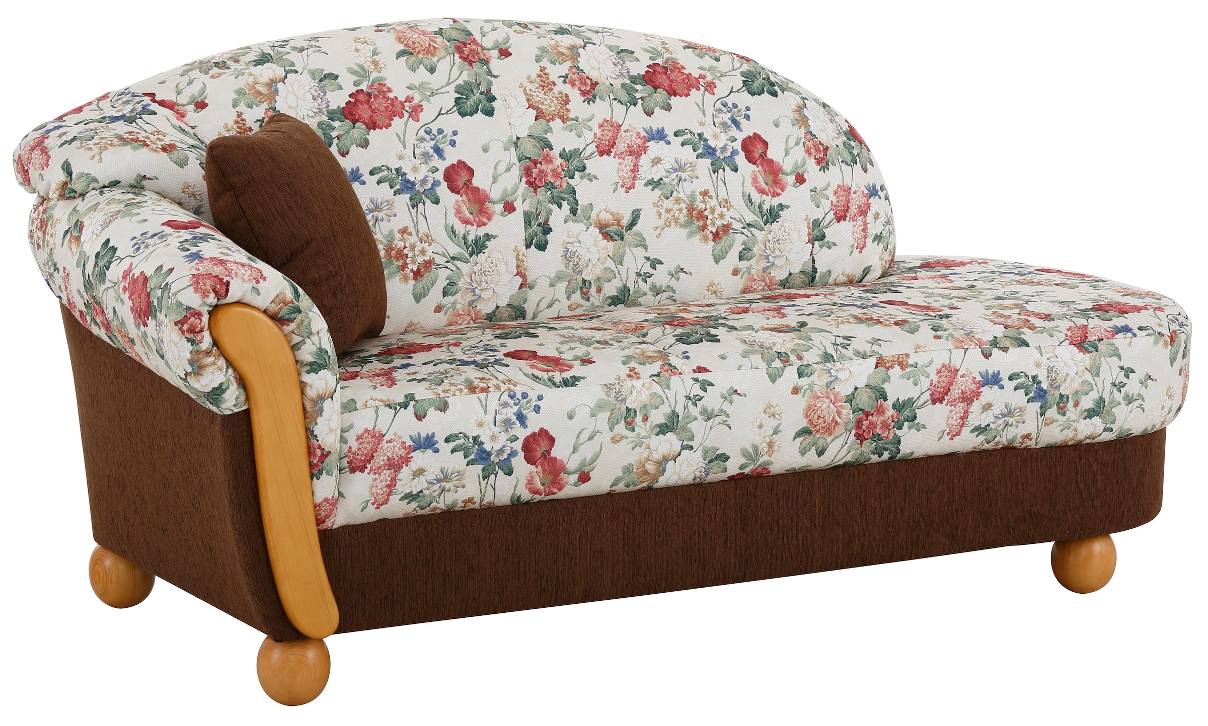 Home affaire Ottomane "Milano, bequemes solitär Sofa im Landhaus-Stil, B/T/ günstig online kaufen