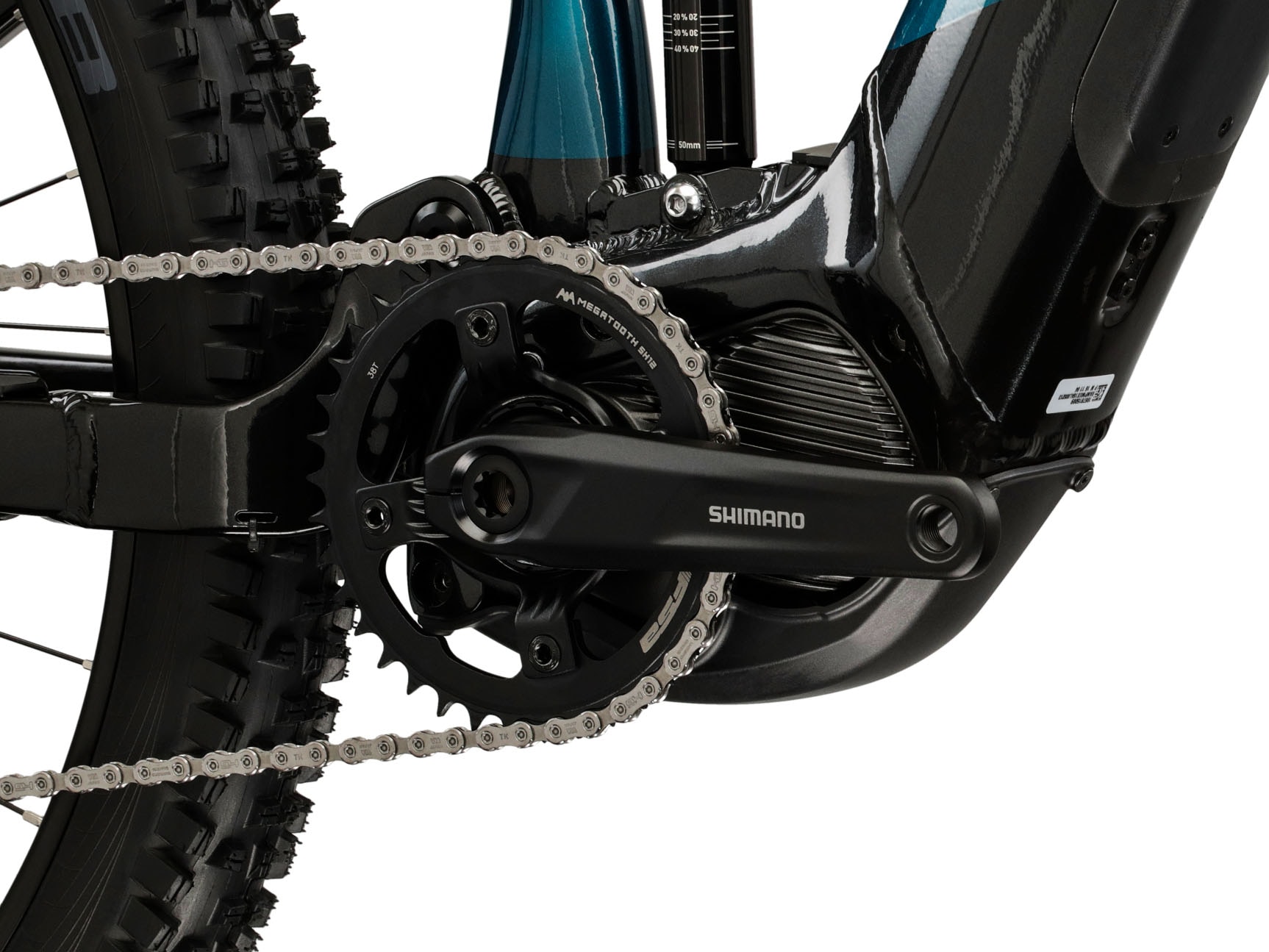 Kross E-Bike »KROSS E-MTB Grist Boost 2.0 630 29" türkis 12 Gänge«, 12 Gang, Shimano, DEORE M6100, Mittelmotor 250 W