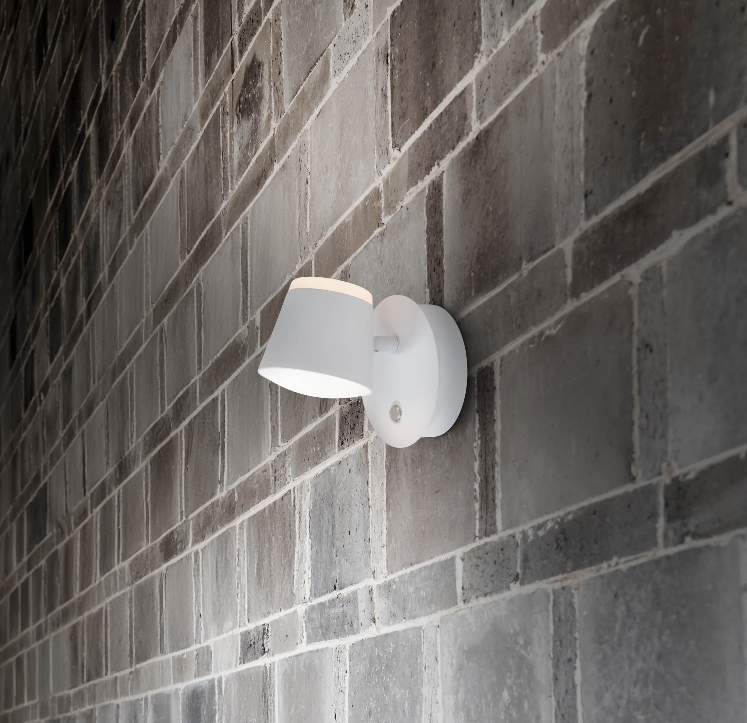 näve LED Wandleuchte »Tondo«, 1 flammig, Leuchtmittel LED-Modul | LED fest integriert, magnetisch, Akku Aufladung per USB-C Kabel, dimmbar per touch, Memory