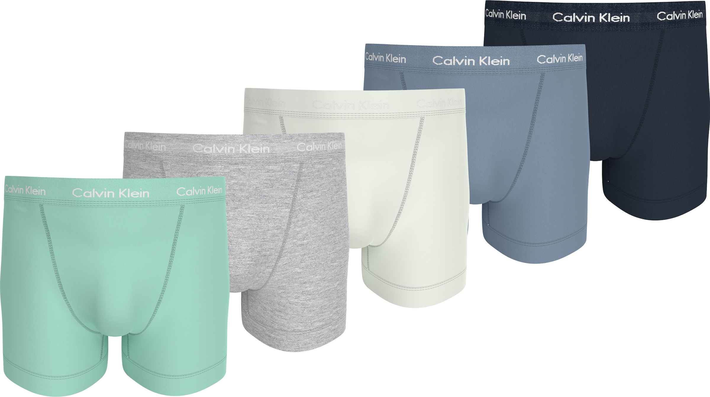 Calvin Klein Underwear Trunk "TRUNK 5PK", 5 Stk. mit Logo-Elastikbund günstig online kaufen