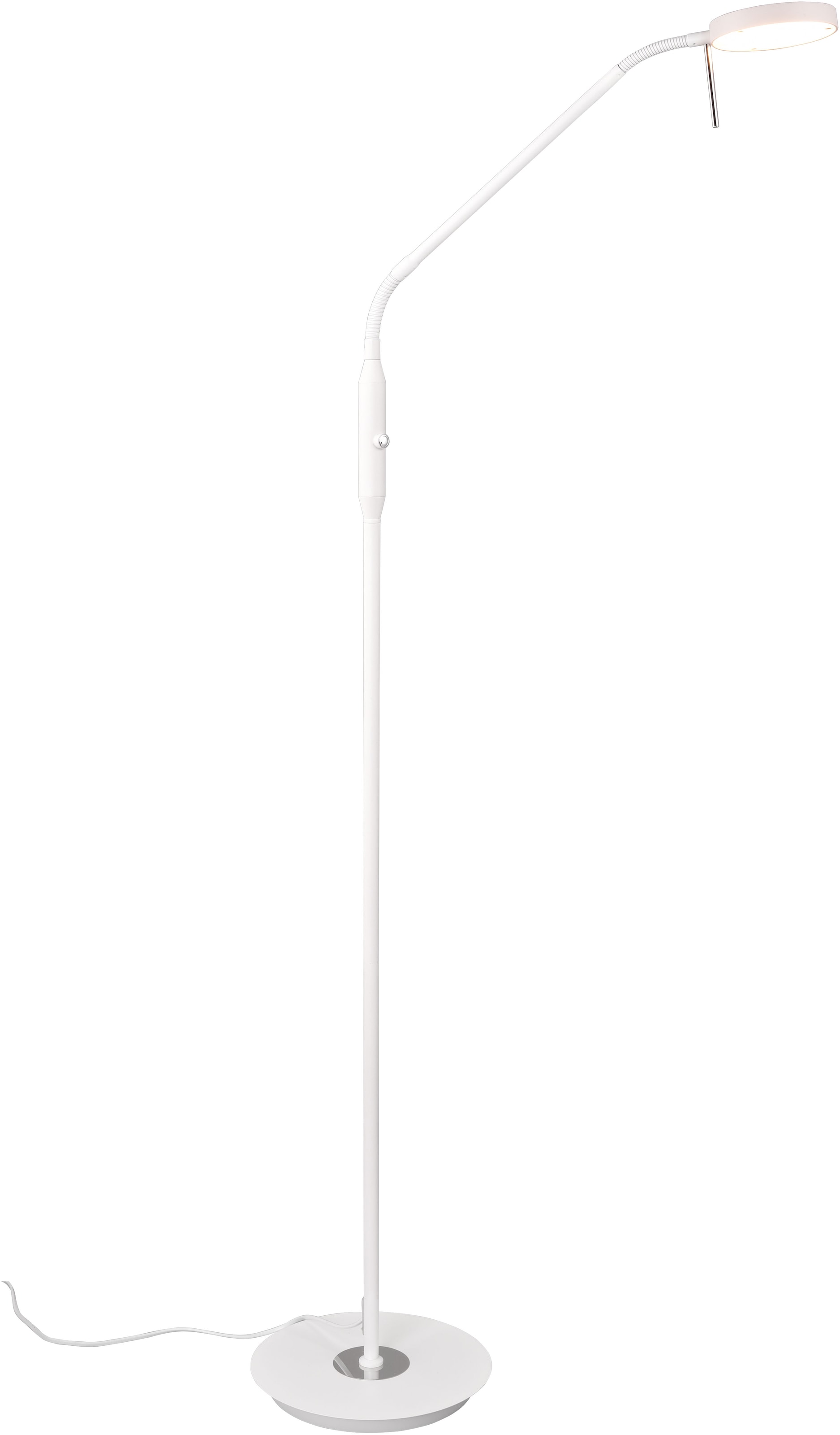 "TRIO LEUCHTEN LED Stehlampe ""MONZA, Stehleuchte mit Sensordimmer Lichtfarbe einstellbar 2300-4000K"", weiß (weiß matt), 1, H: 145cm, 1 Stk.