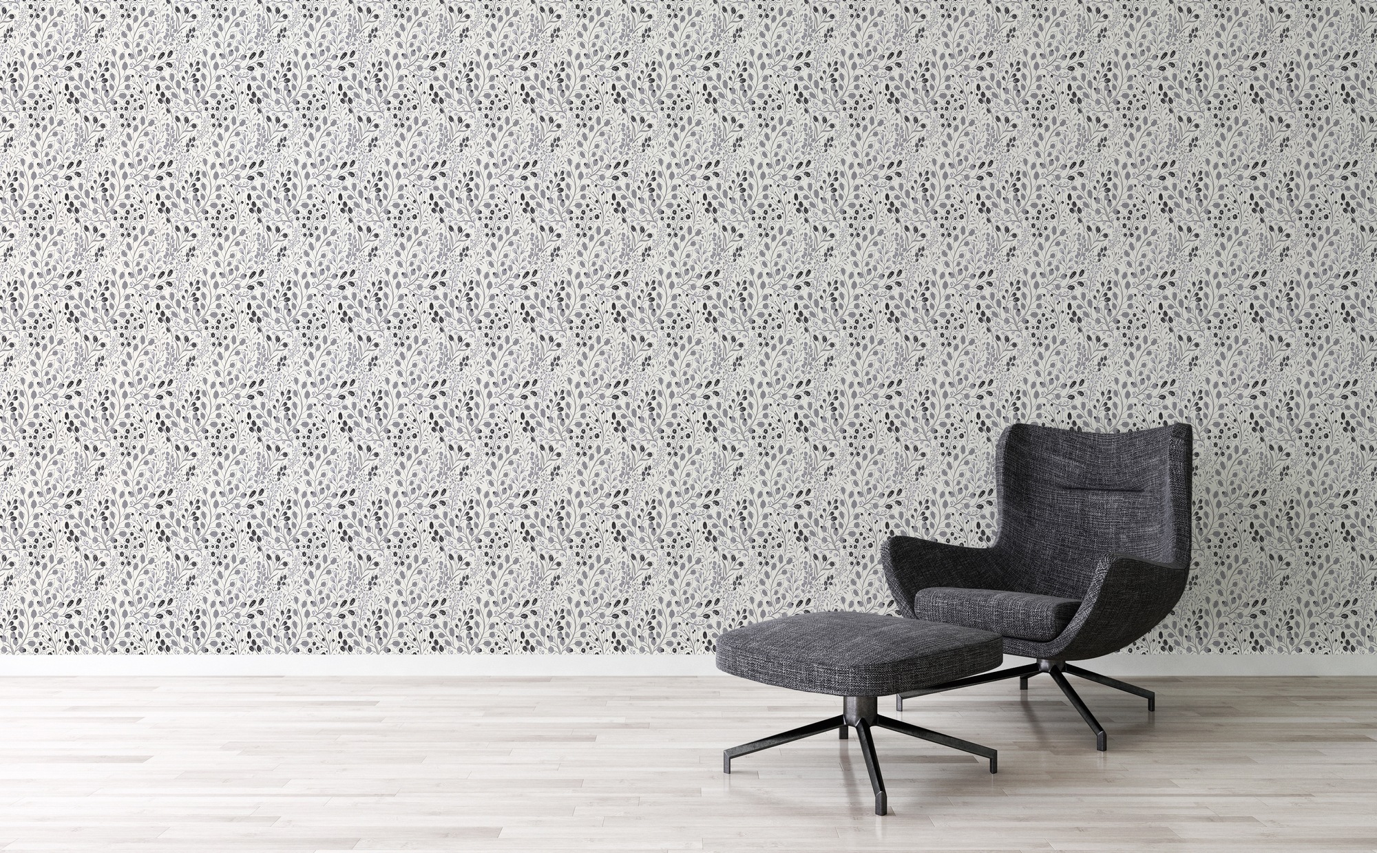 A.S. Création Vliestapete »Attractive 2 Tapete mit Blümchen«, matt-gemustert-neutral, Floral Blumentapete blümchen leicht strukturiert Design Kinderzimmer