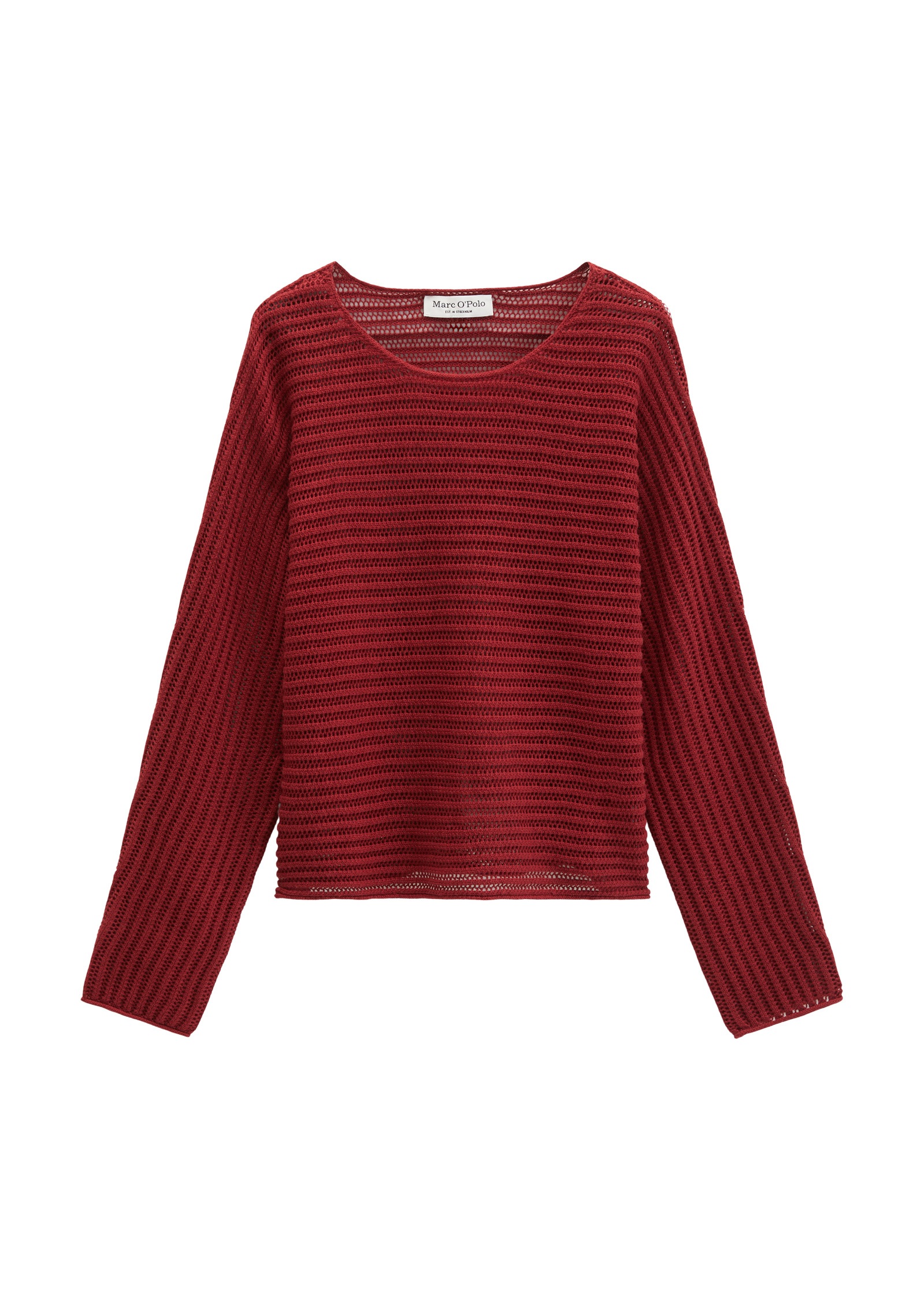 Marc O'Polo Strickpullover »aus Bio-Baumwolle-Leinen-Mix«