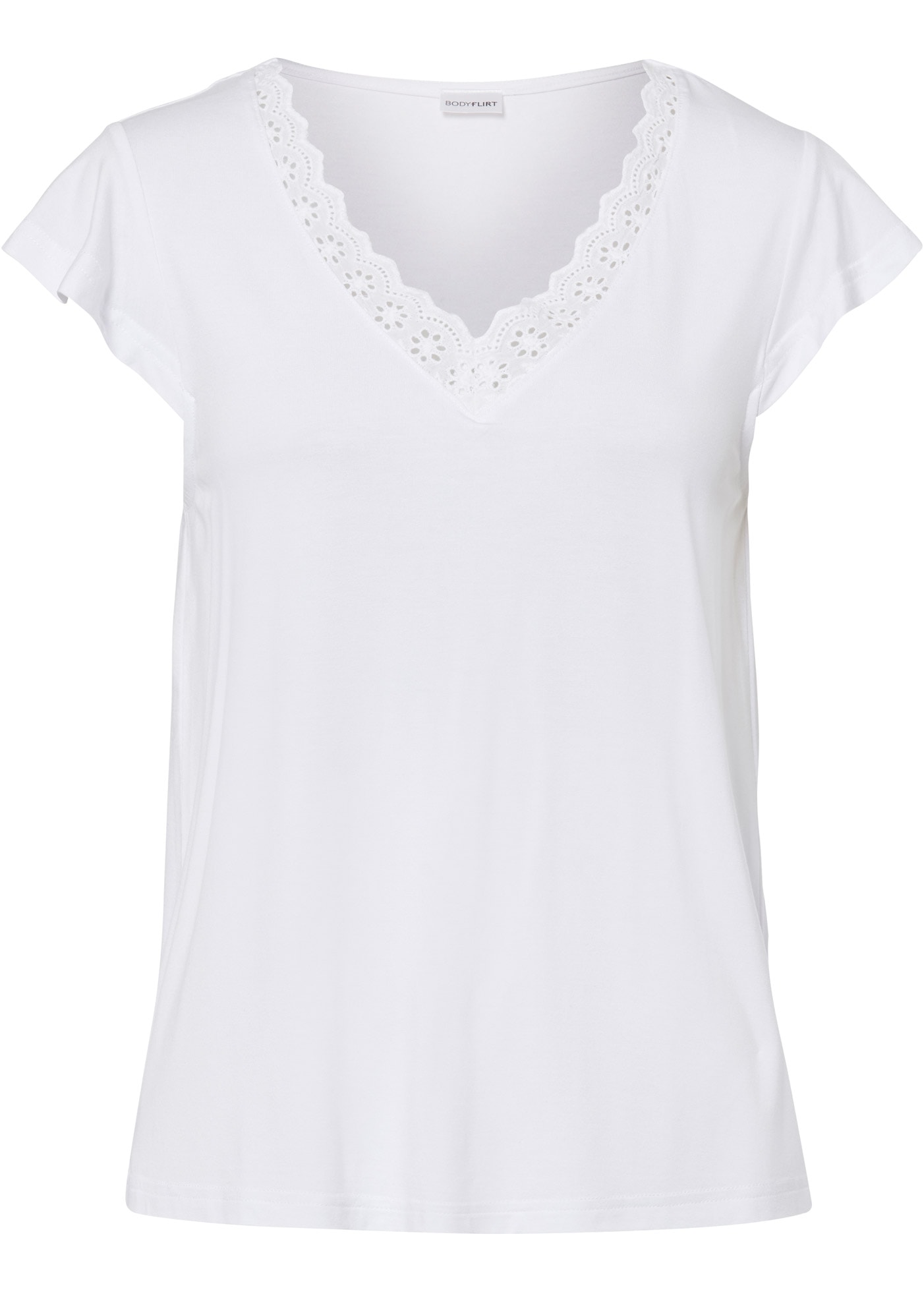 bonprix T-Shirt »Shirt aus Viskose-Mix« Shirt aus Viskose-Mix