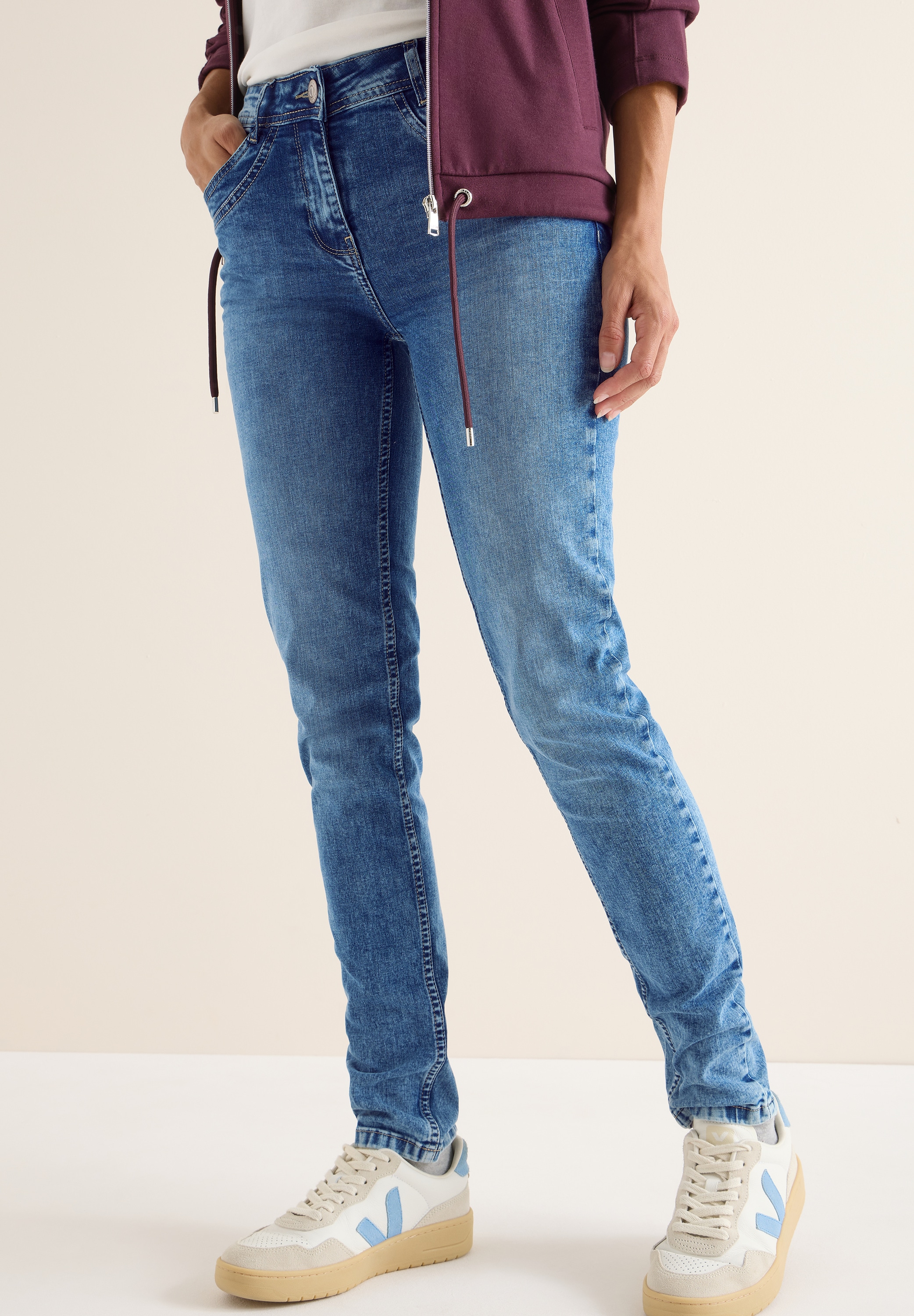 Cecil Slim-fit-Jeans "Style Toronto", High Waist, im 5-Pocket-Stil günstig online kaufen