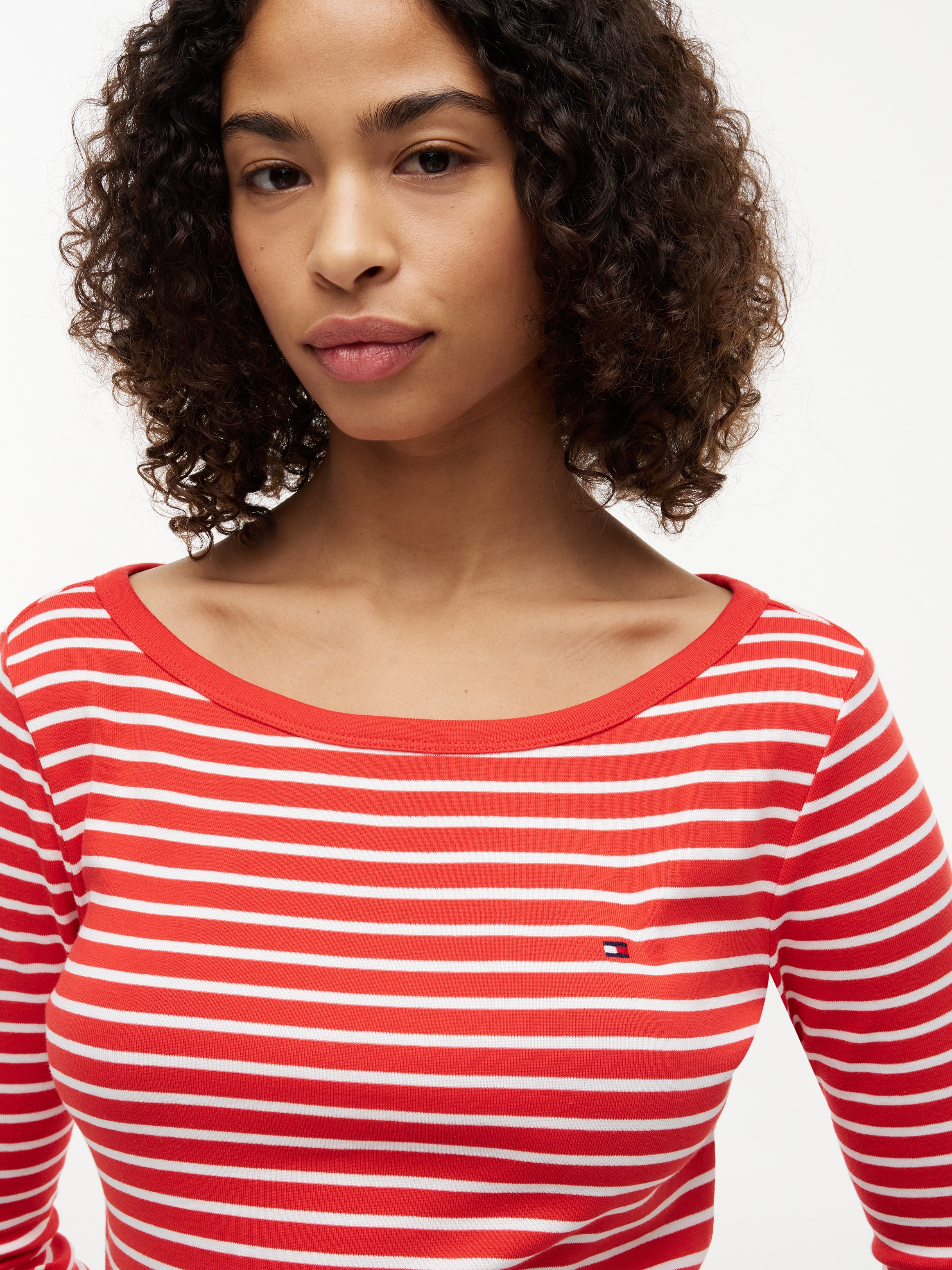 Tommy Hilfiger 3/4-Arm-Shirt »CODY BOAT-NK 3/4 SLV TEE« Baumwolle