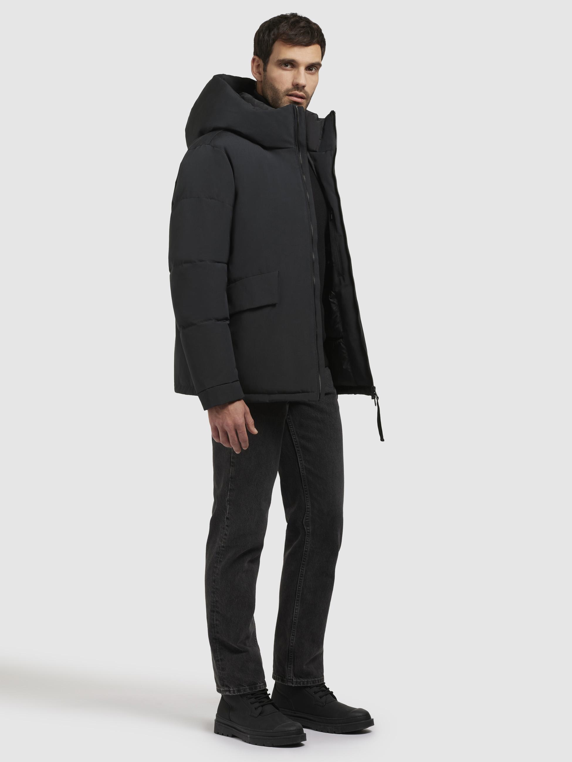 khujo Winterjacke »Gero«, mit Kapuze, Warme Herren Outdoorjacke mit Kapuze