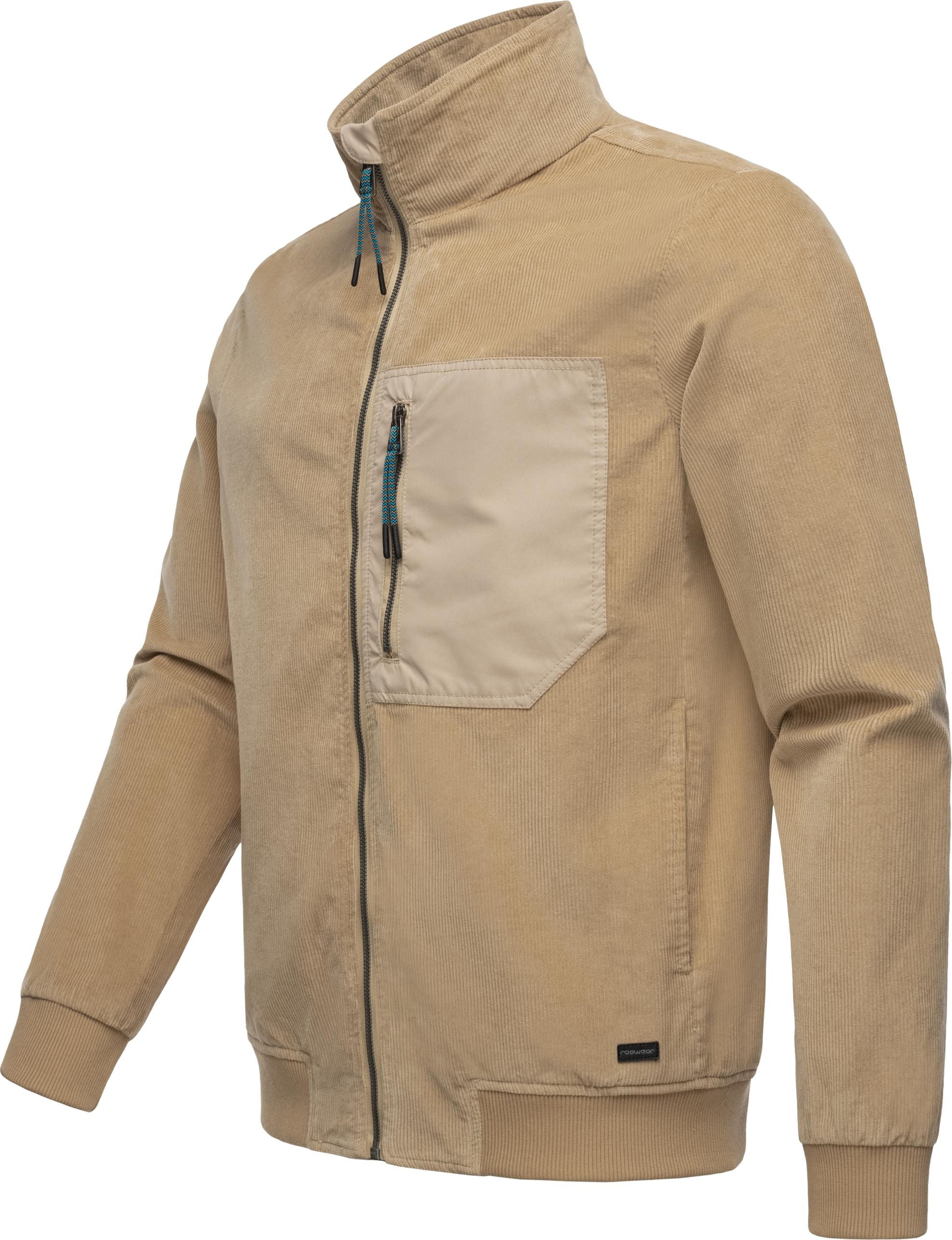 Ragwear Cordjacke "Corler", ohne Kapuze, Stylische Herren Jacke aus Cord im günstig online kaufen