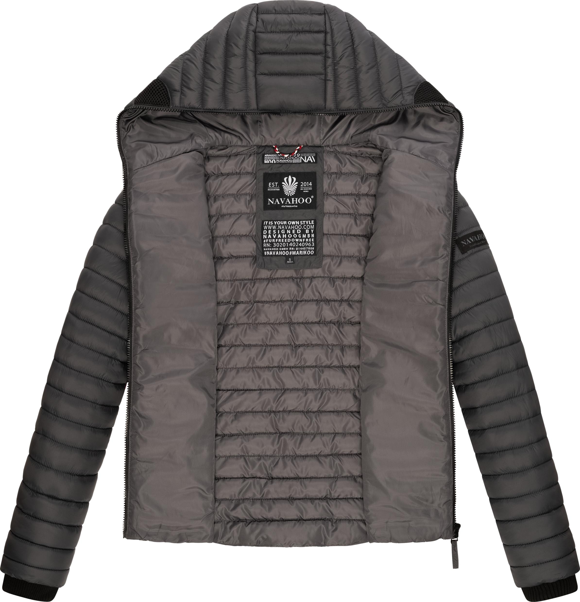 Navahoo Steppjacke »Kimuk«, mit Kapuze, leichte Übergangsjacke mit Kapuze