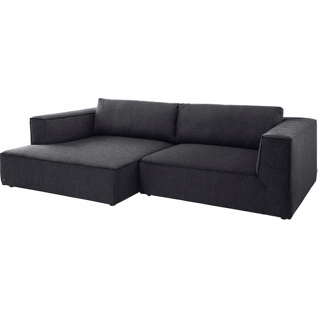 TOM TAILOR HOME Ecksofa »Big Cube Style«, (2 St.), mit cleanen Stegkissen, extra  große Sitztiefe, Breite 270cm | BAUR