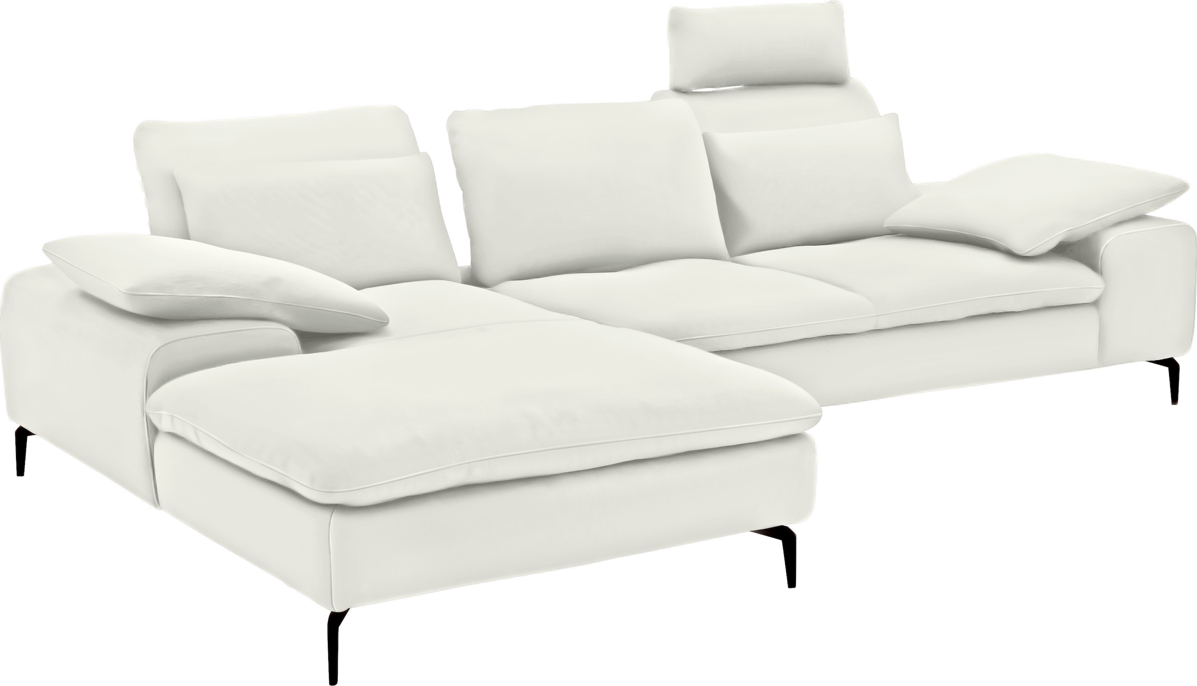 W.SCHILLIG Ecksofa "valentinoo", (Set), inklusive Hocker, mit Sitztiefenver günstig online kaufen