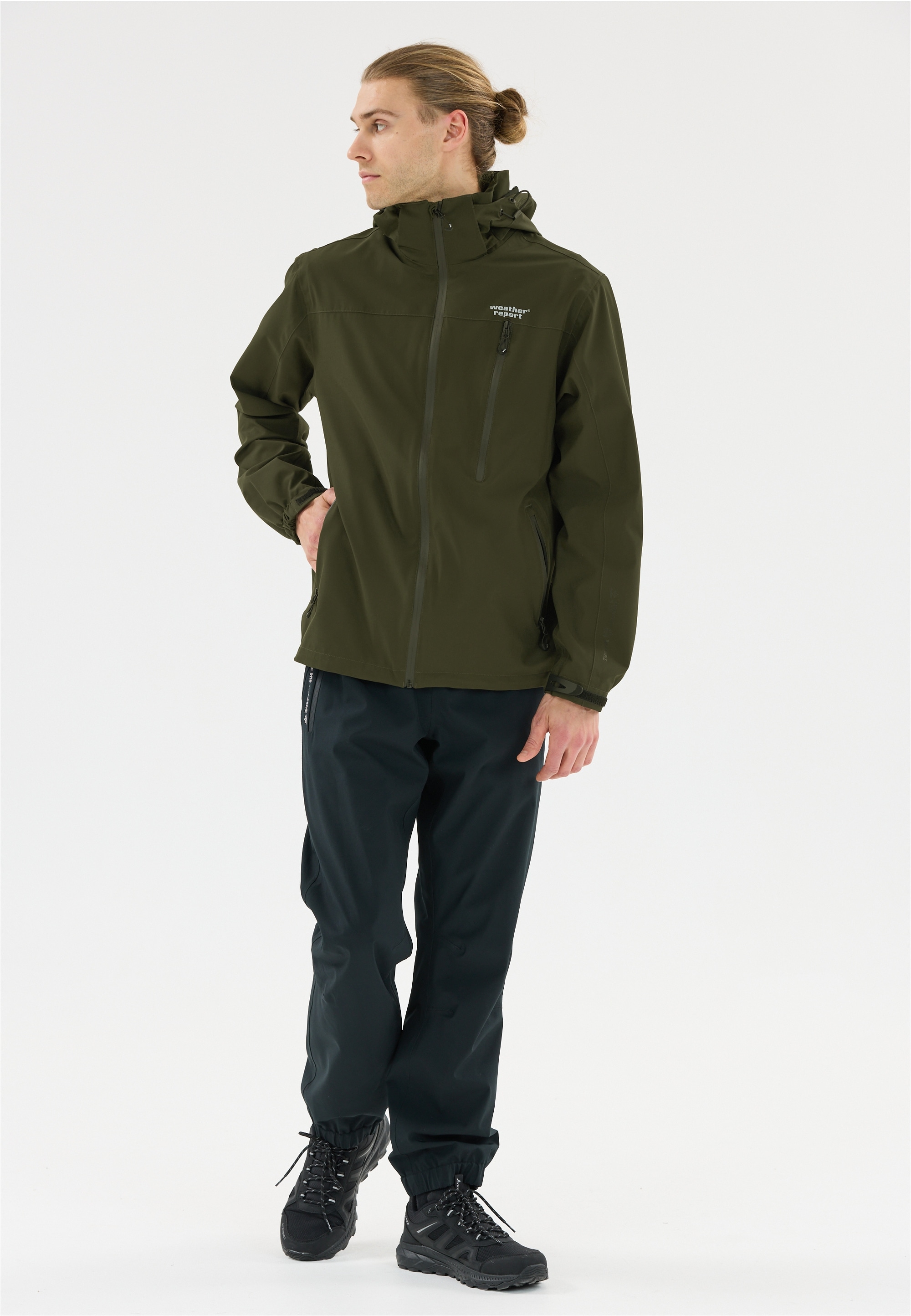 WEATHER REPORT Outdoorjacke "DELTON W-PRO15000" ist atmungsaktiv, wasser- und winddicht