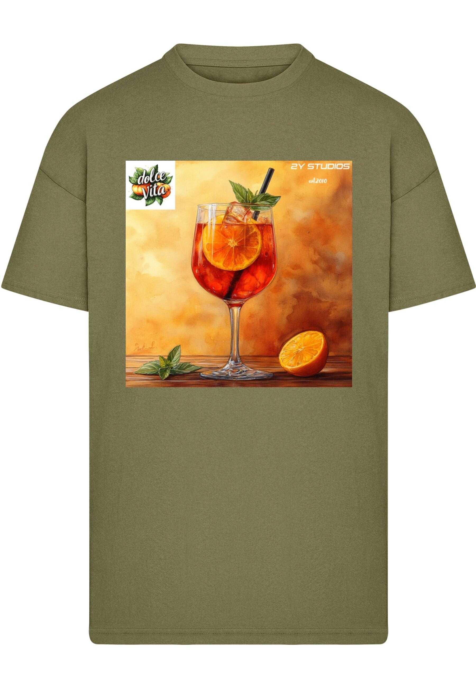2Y Studios T-Shirt "2Y Studios Dolce Vita Aperol Spritz Tee" 1 Stk. tlg. günstig online kaufen