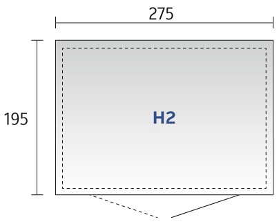Biohort Gerätehaus »Highline H2«, Stahl, BxTxH: 275x195x222 cm