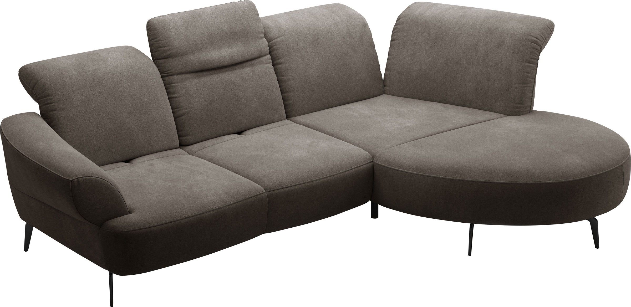 sit&more Ecksofa »Dance«, inkl.System Click&Seat und Sitztiefenverstellung