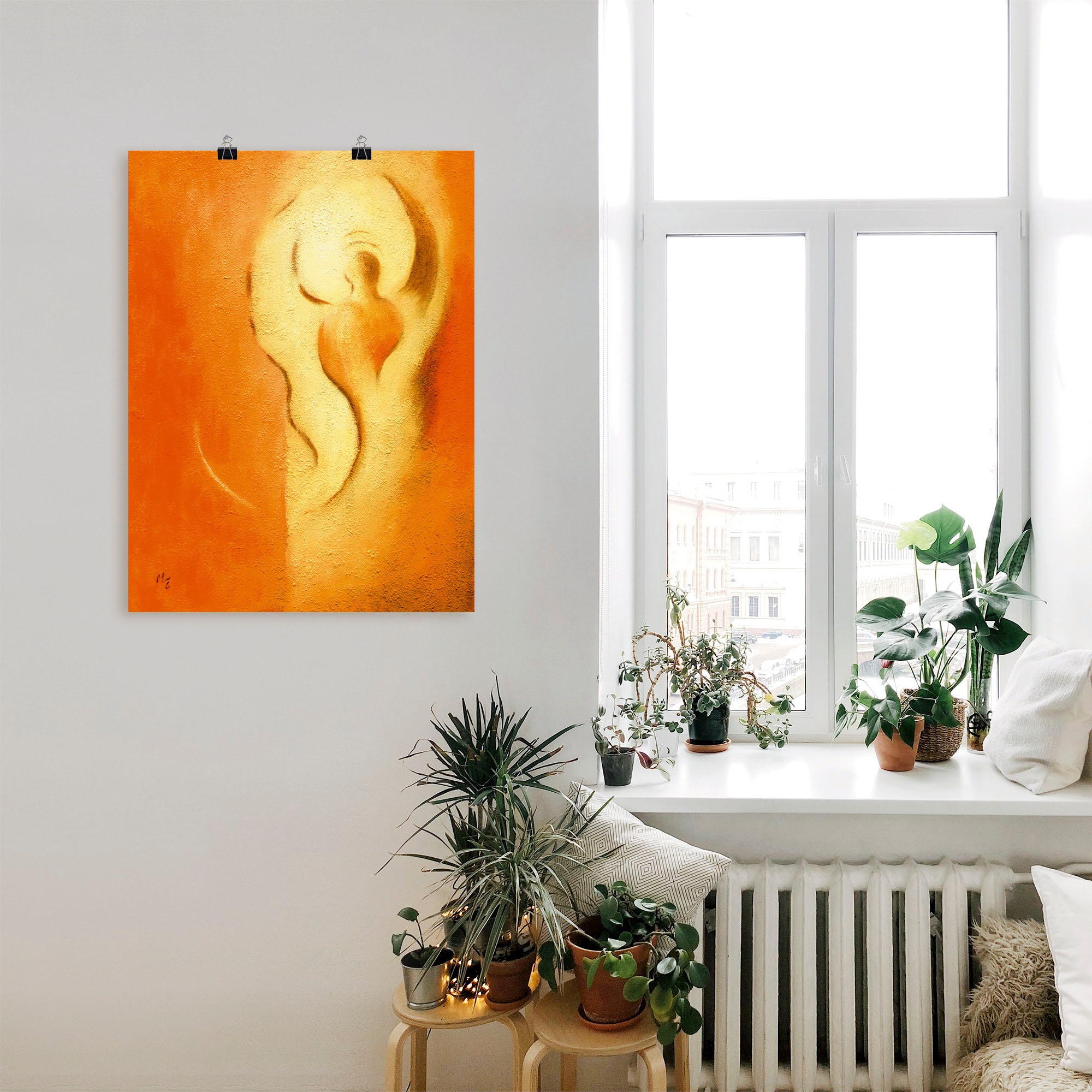 Artland Poster "Engel der Freude" Religion 1 Stk. tlg. als Alubild, Leinwan günstig online kaufen